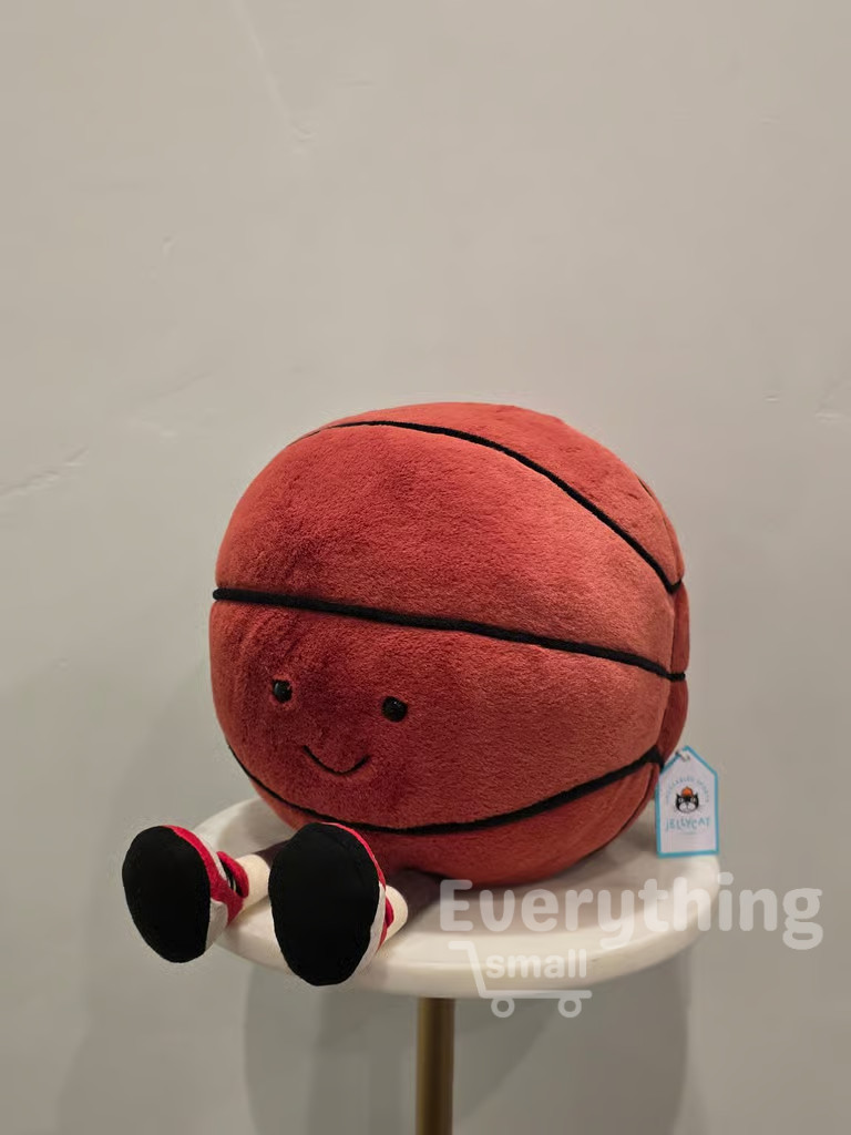 Jellycat Amuseables Basketball Sports Plush Doll Birthday Gift NWT and DUST BAG