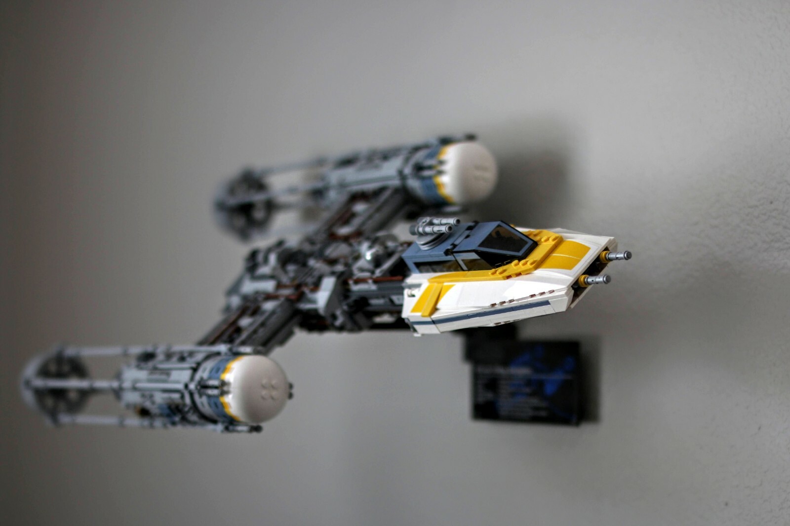 Ultimate Display mount for Lego 75181 Y-wing, 75144 Snowspeeder, and 75275 Awing