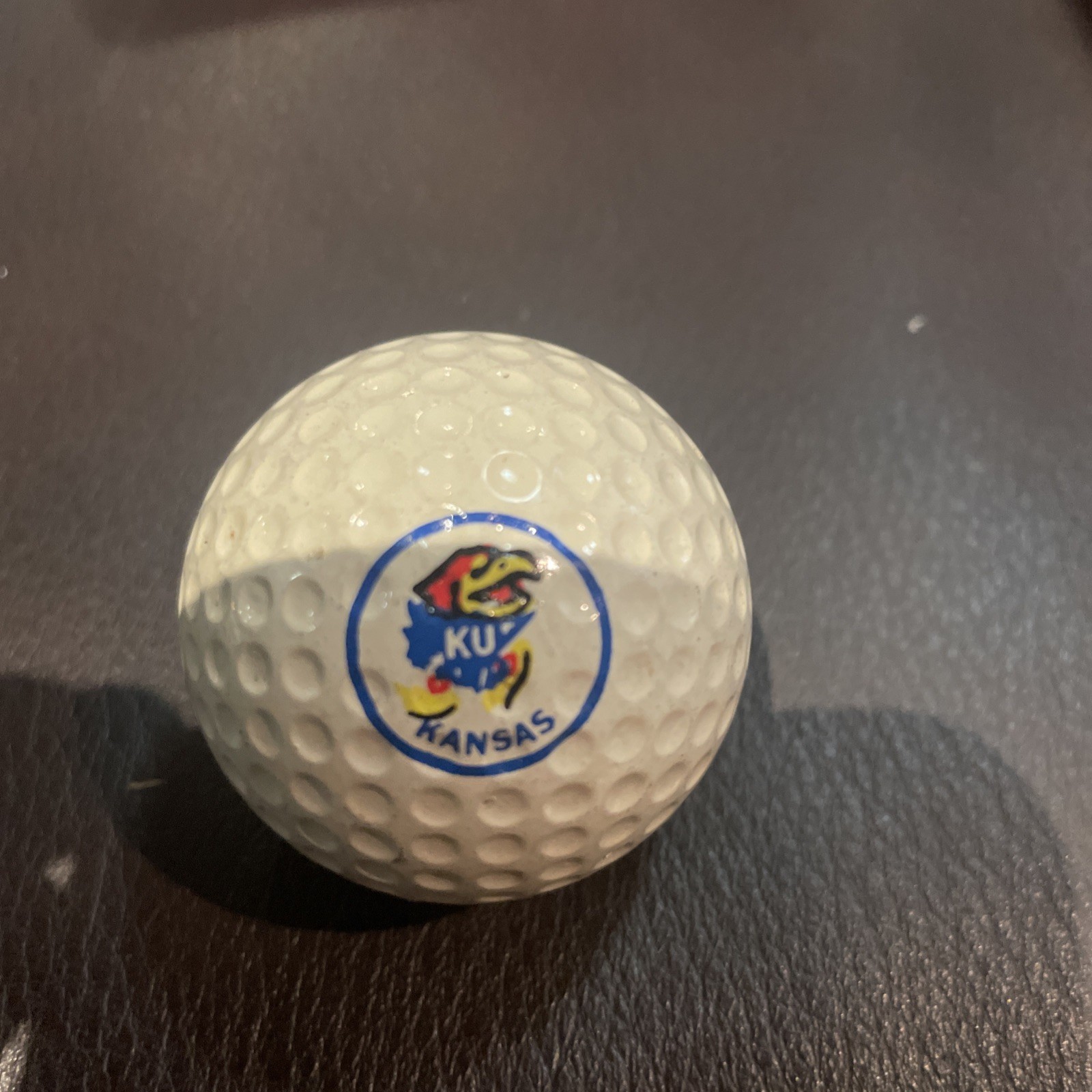 Rare Vintage KU Kansas/Alvamar Hills G.C. Golf Balls White Logo Number 3 