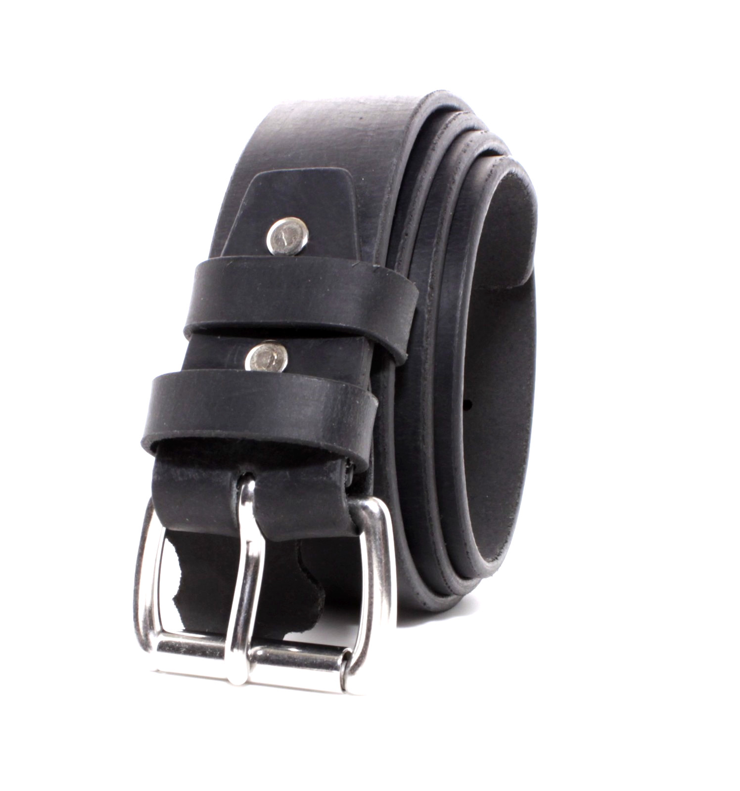 Men's Genuine Buffalo Full Grain Leather Belt, 1 1/2