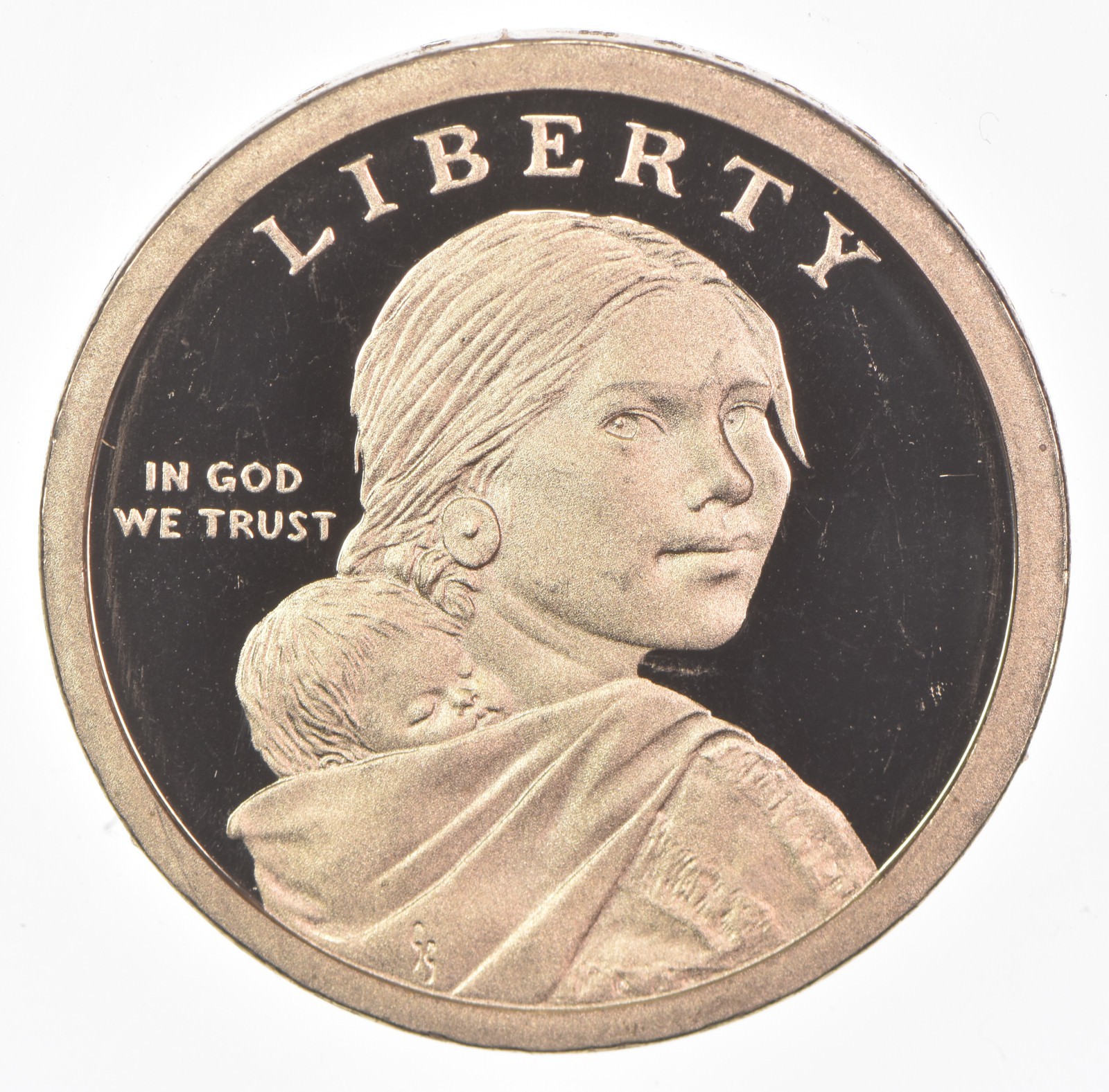 2013-S Sacagawea $1 Proof Treaty With The Delawares Gold Dollar
