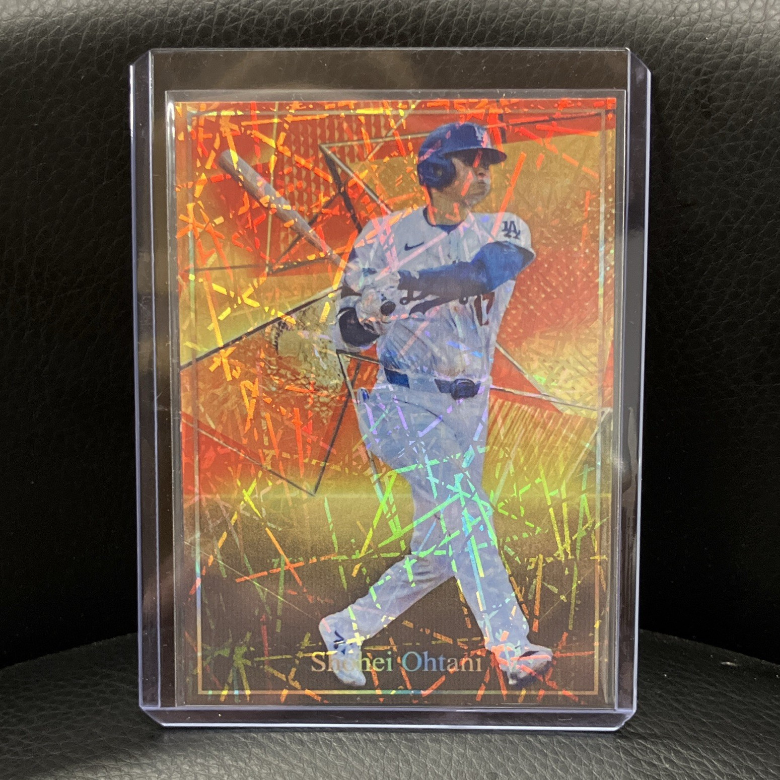 Shohei Ohtani Parallel Holographic Dodgers Card **Custom** Shohei Ohtani Parallel Holographic Dodgers Card **Custom**