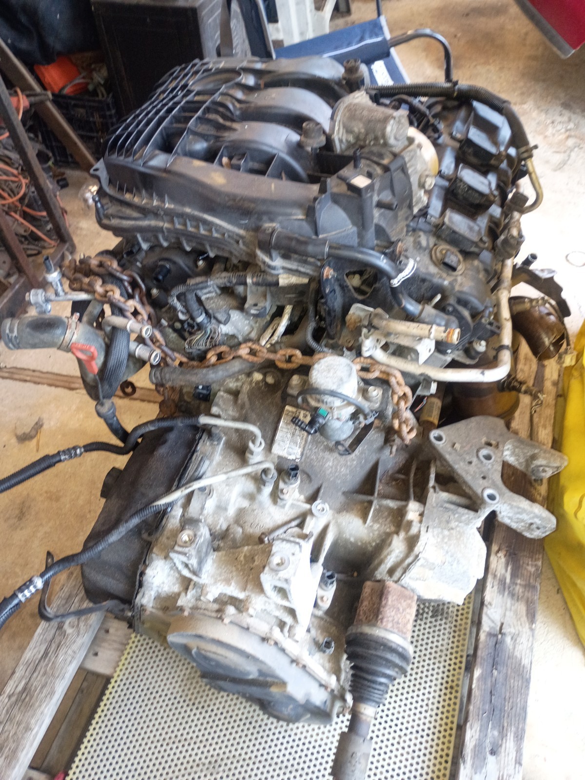 3.6L V6 24V VVT Engine and Transmission 110,000 Miles Turns Over Easily No Leaks 3.6L V6 24V VVT Engine and Transmission 110,000 Miles Turns Over Easily No Leaks