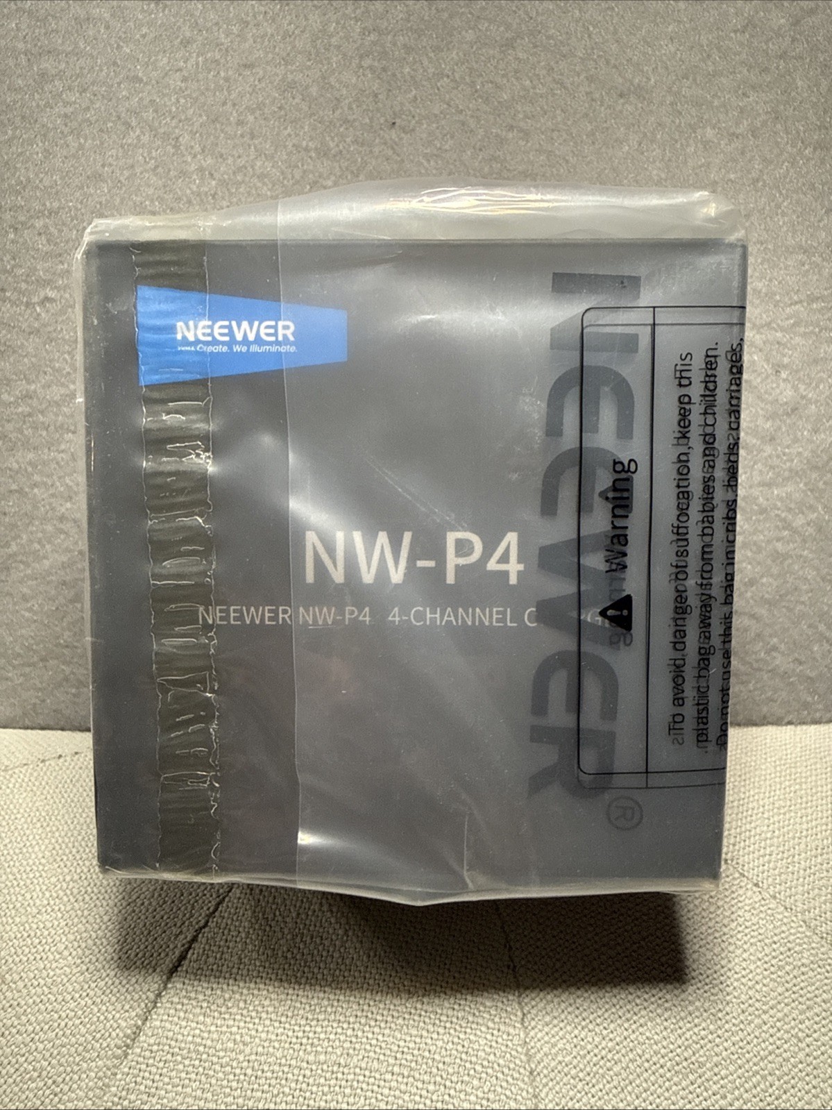 New Neewer NW-P4 4-Channel 45W Charger for Canon EOS LP-E6 Li-Ion Batteries