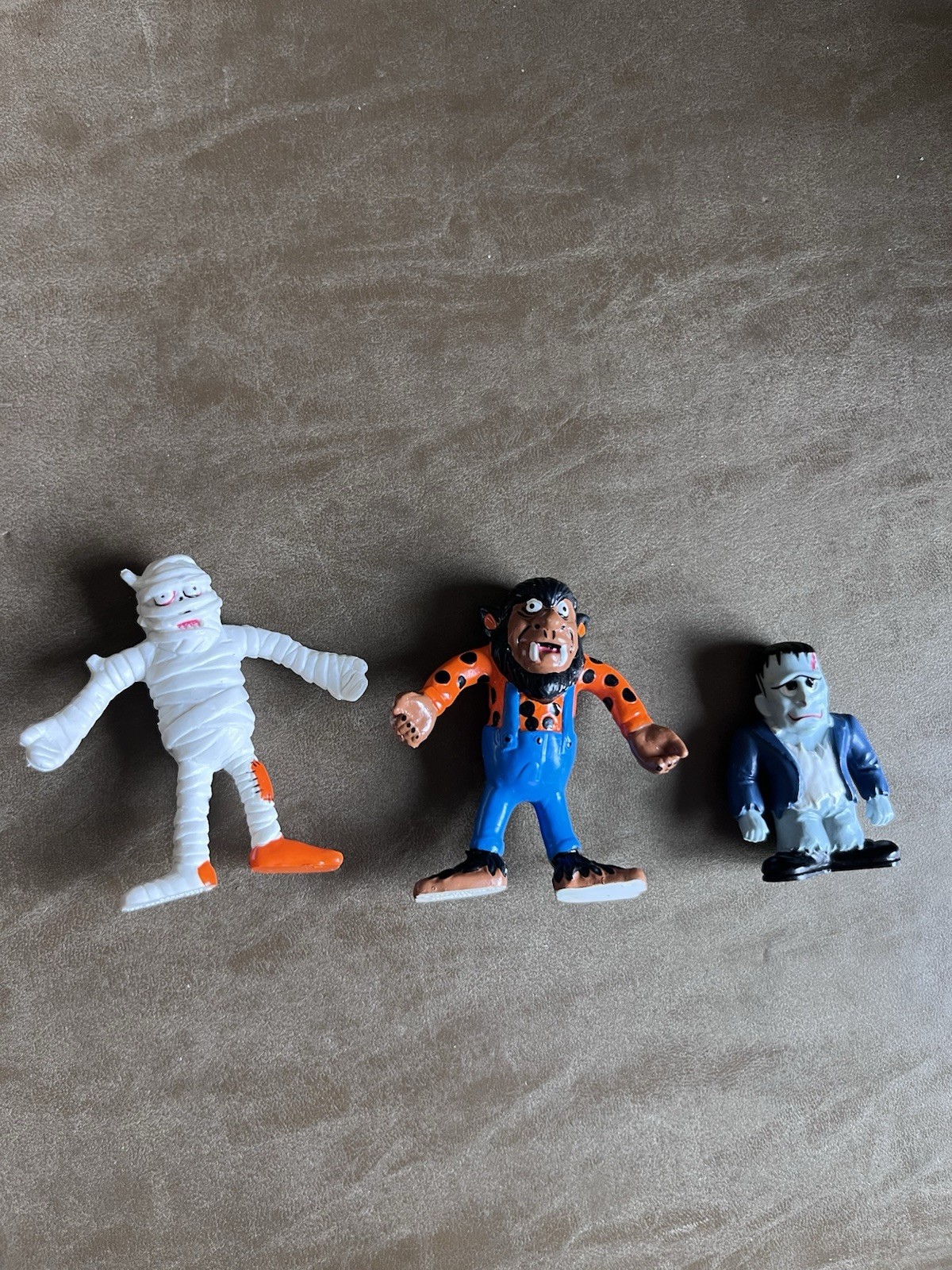 Lot Vtg PVC Universal Monster Figures Applause Mummy Werewolf Russ Frankenstein