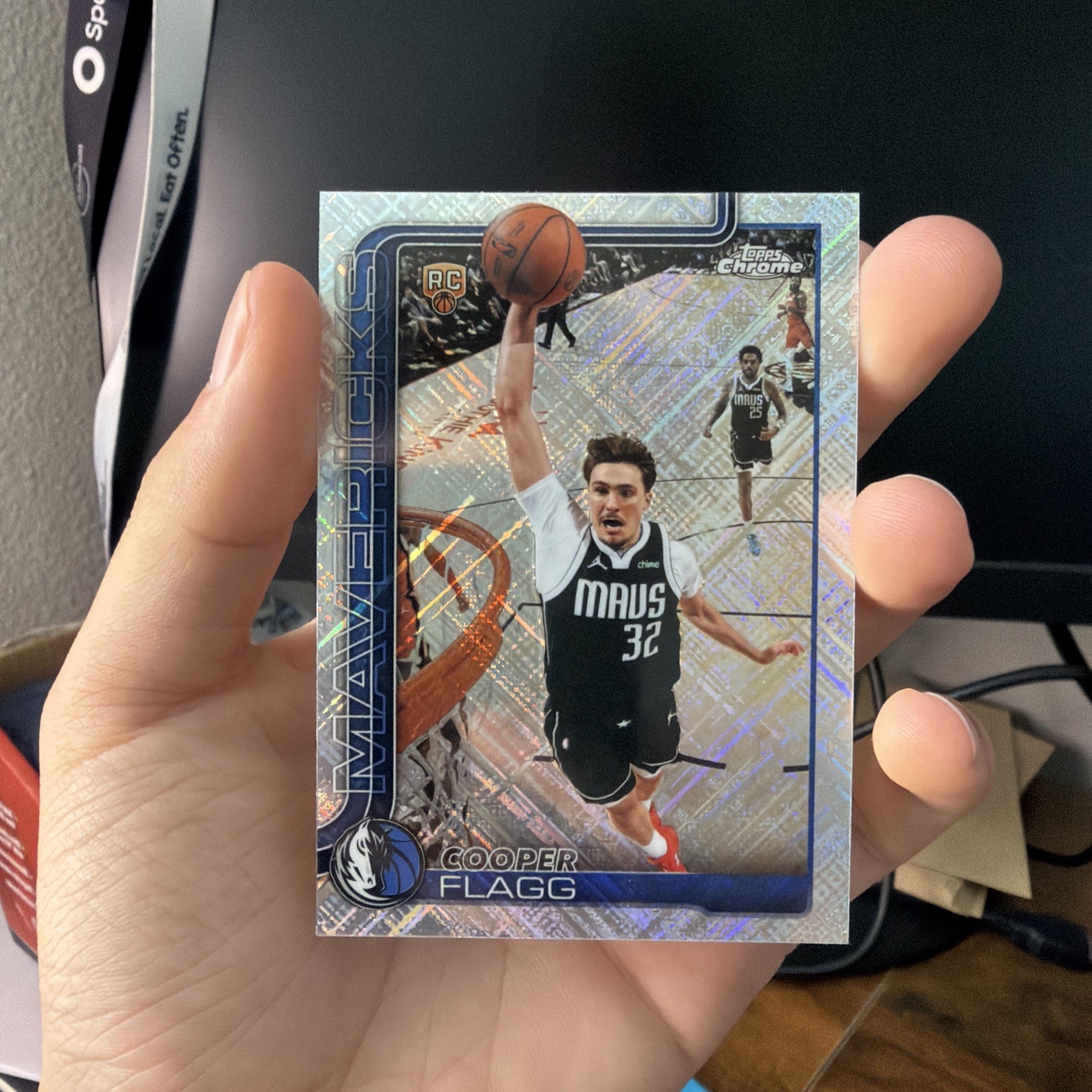 2025-26 Topps Chrome Update Cooper Flagg #151 Skylight Refractor (RC) 2025-26 Topps Chrome Update Cooper Flagg #151 Skylight Refractor (RC)