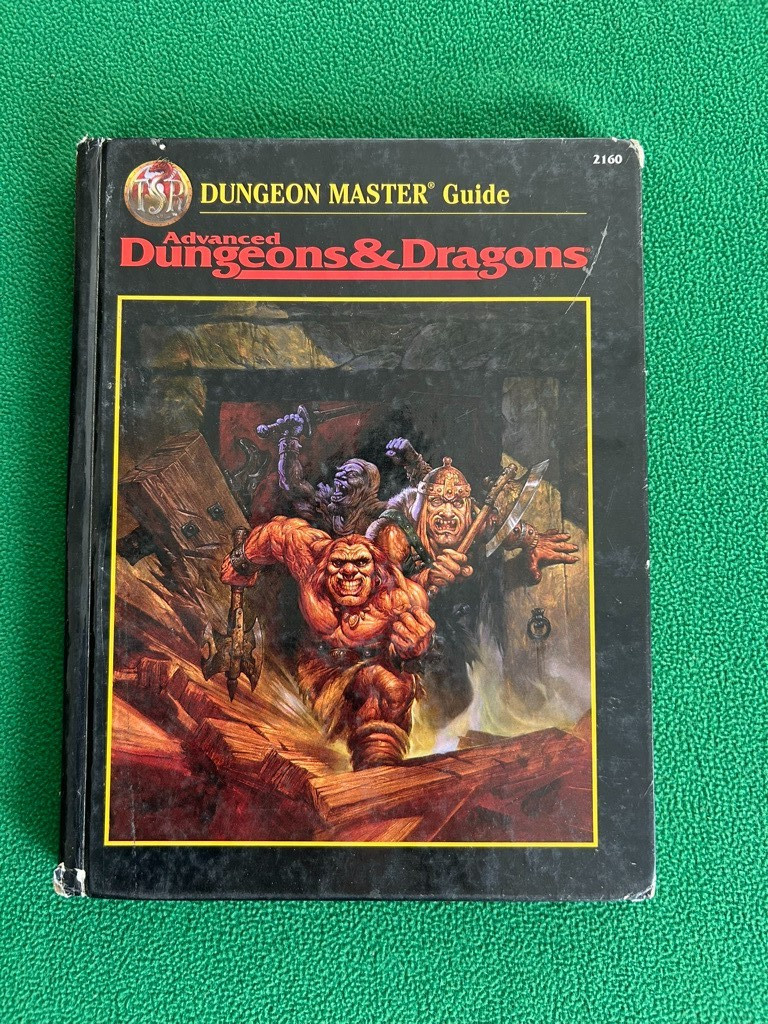 TSR Advanced Dungeons & Dragons Dungeon Master Guide Book 1st Printing 1995