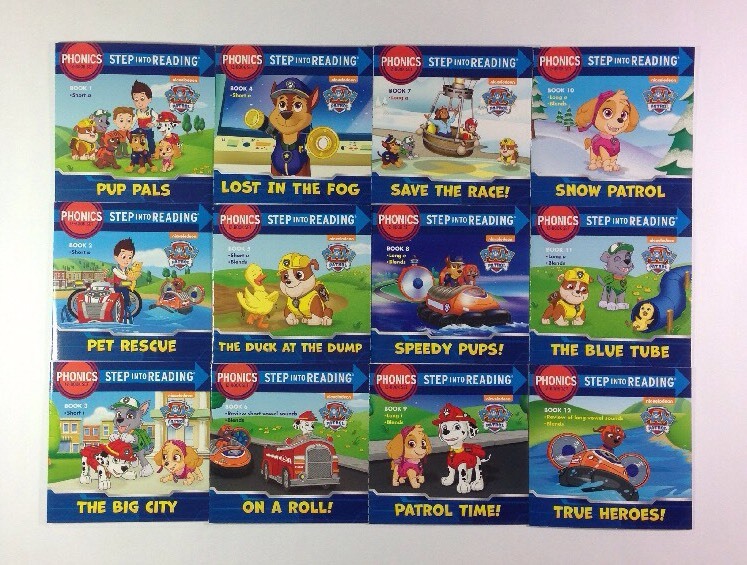 Paw Patrol Phonics Childrens Books Lot 12 Paw Patrol Phonics Childrens Books Lot 12