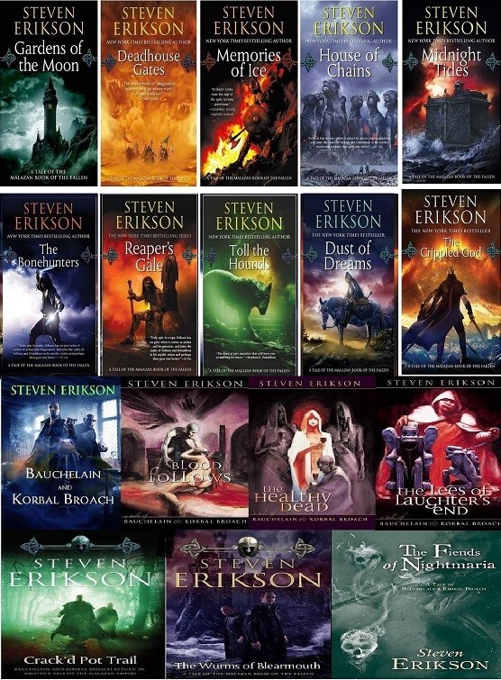 MALAZAN BOOKS of the FALLEN+ by STEVEN ERIKSON 20 AUDIOBOOKS  MP3  +16 EBOOKS