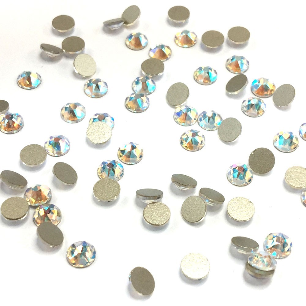 Swarovski 2058/2088 Flatbacks No-Hotfix 1 gross 144 CRYSTAL SHIMMER (001 SHIM)