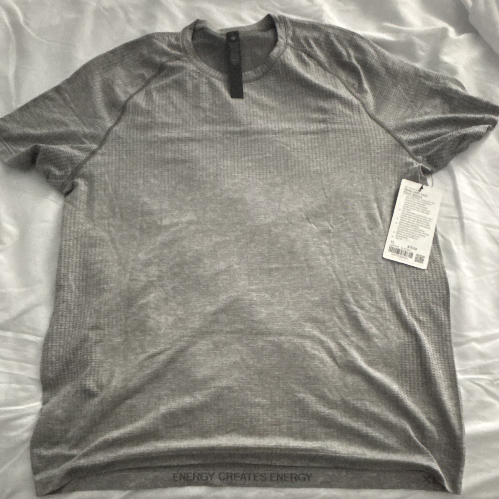 Lululemon Men’s XL Metal Vent Tech Short Sleeve Shirt (GREY) NWT Slim Fit