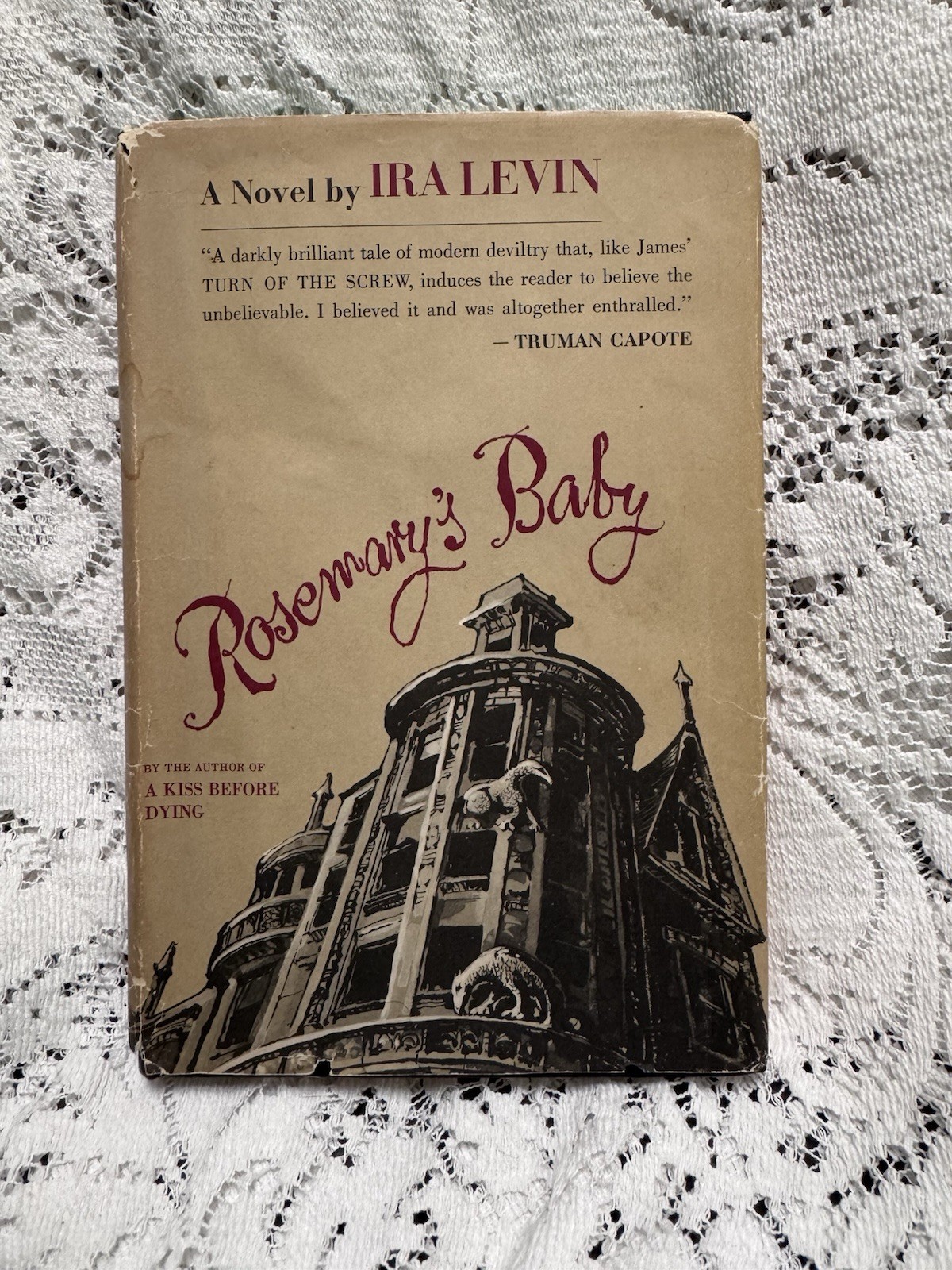 Rosemary’s Baby BCE  Book Club Edition 1967 HC with DJ  VG Book
