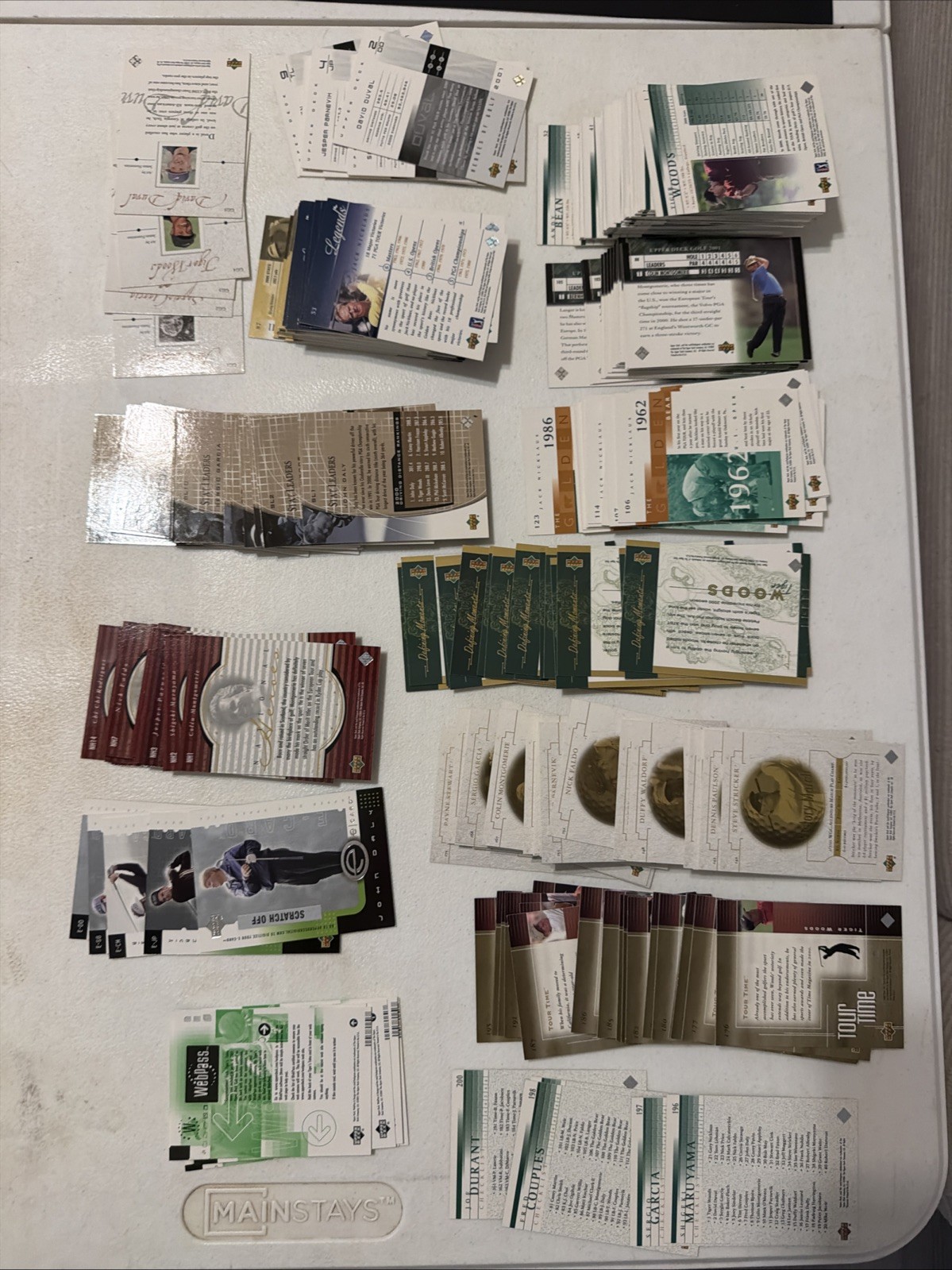 2001 Upper Deck Golf Complete Base Set 1-200 + Inserts Tiger Woods Rookie RC NM