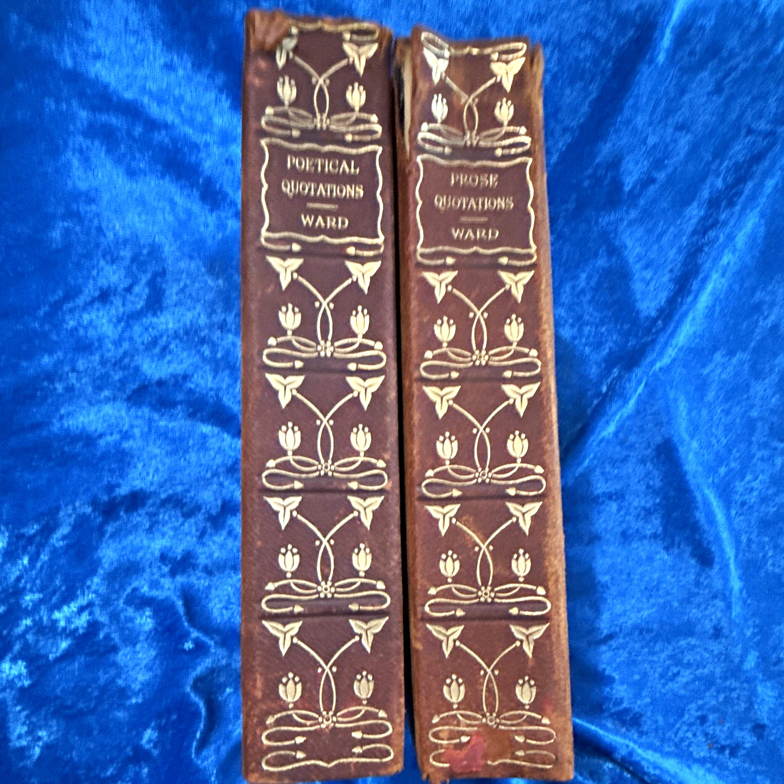 1889 A Dictionary of Quotations in Prose by Anna L. Ward Thomas Y. Crowell 2 vol