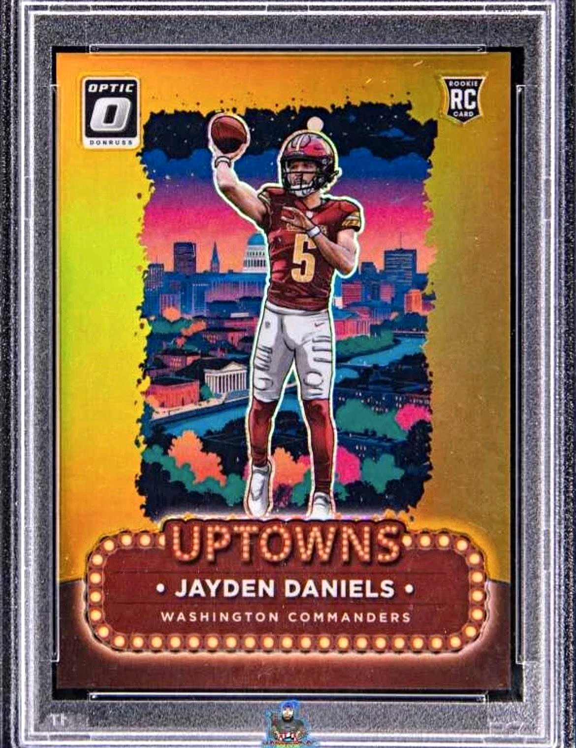 Panini 2024 Donruss Optic Uptowns Jayden Daniels Commanders#2 RC Prizm /10 CHASE Panini 2024 Donruss Optic Uptowns Jayden Daniels Commanders#2 RC Prizm /10 CHASE
