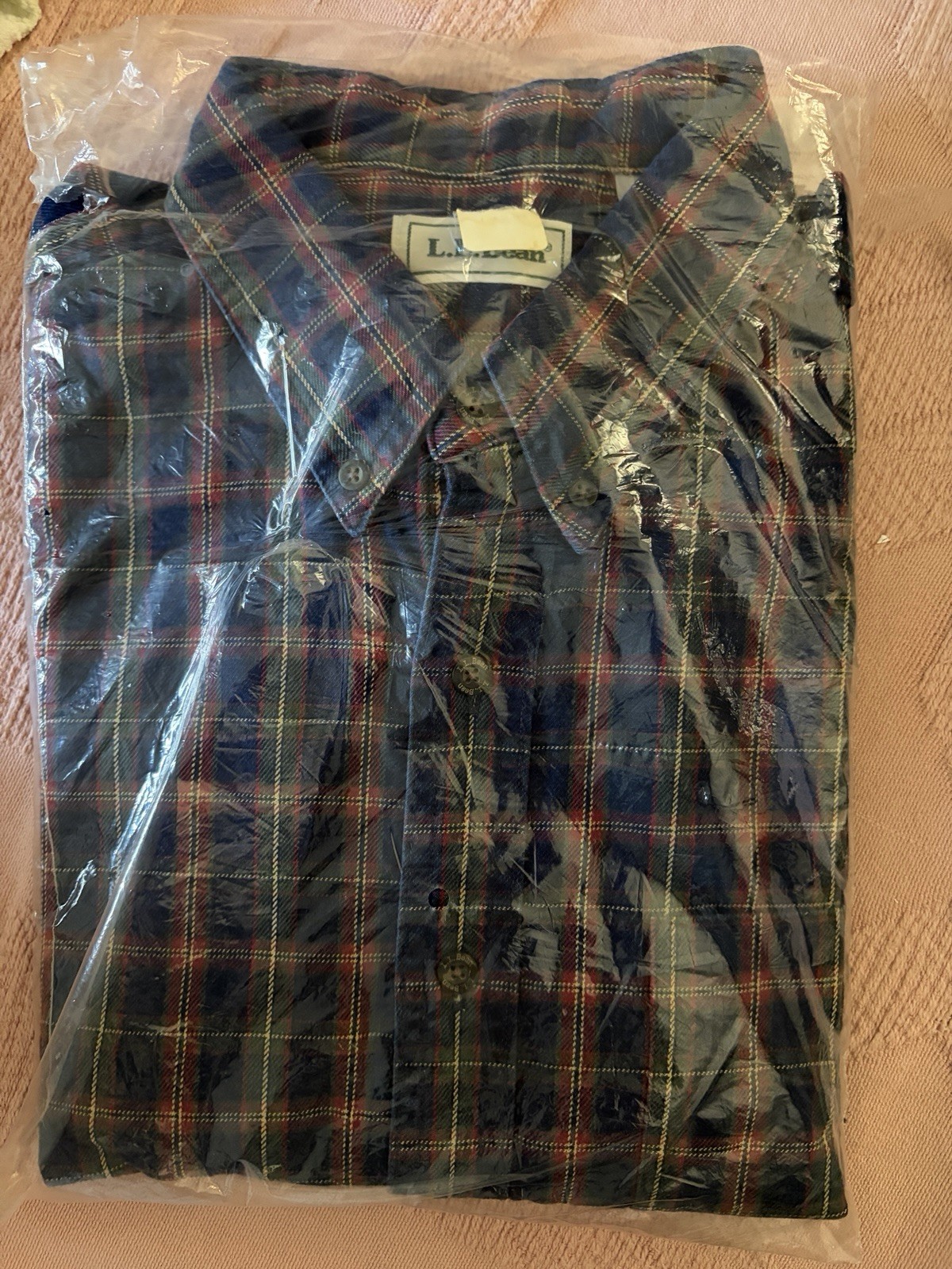 L.L. Bean Long Sleeve Men’s XL Flannel Shirt NWT