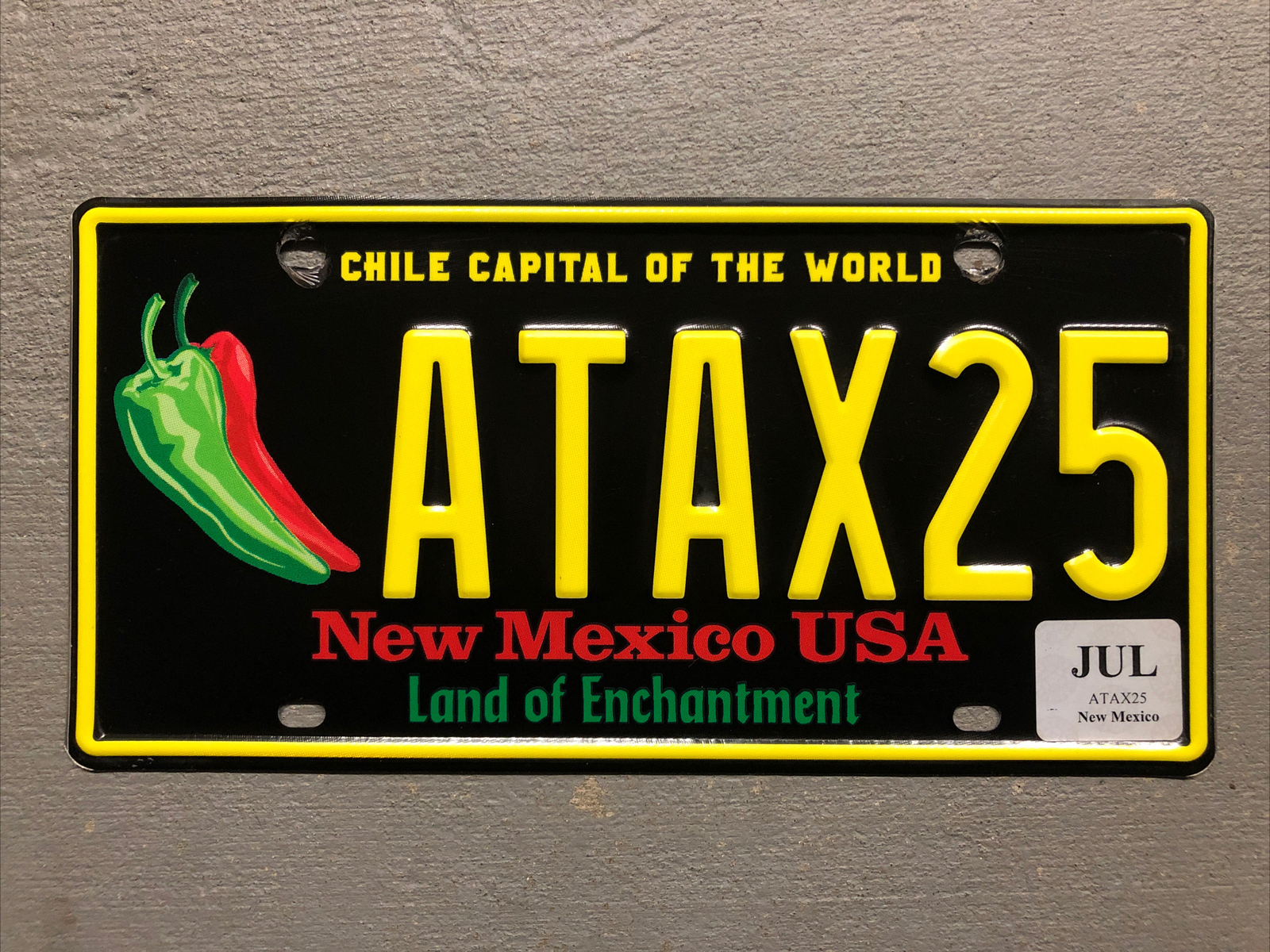 NEW MEXICO LICENSE PLATE CHILE CAPITAL OF THE WORLD 🌶 RANDOM LETTERS/NUMBERS NEW MEXICO LICENSE PLATE CHILE CAPITAL OF THE WORLD 🌶 RANDOM LETTERS/NUMBERS