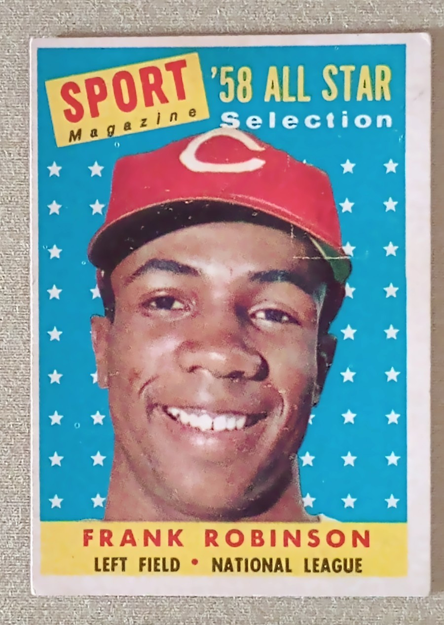 1958 Topps - Sport Magazine \'58 All Star Selection Frank Robinson #484
