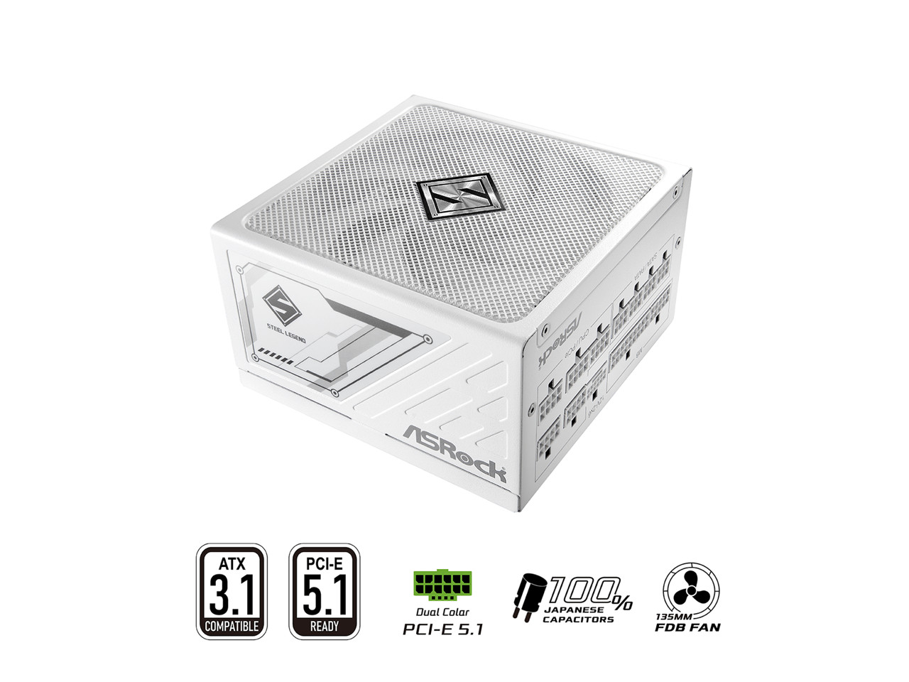 ASRock SL-1000GW 1000W 80 PLUS GOLD & Cybenetics PLATINUM Full Modular Power