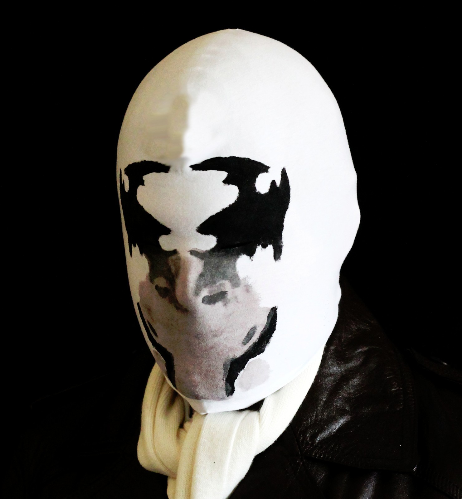 Rorschach Mask MOVING Ink Blots changes with breath SEE VIDEO
