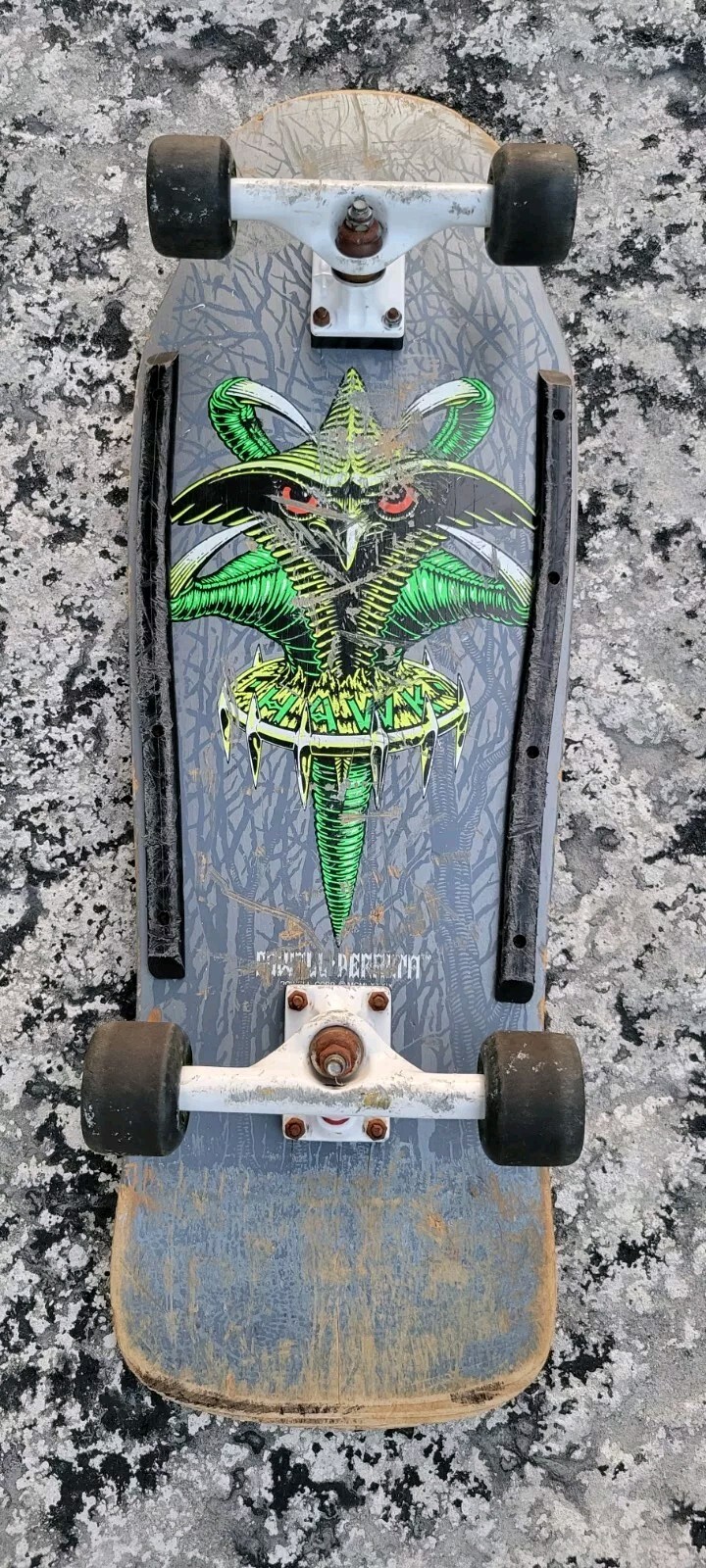  Vintage Tony Hawk Powell Peralta Claw skateboard-Slime Balls 95 -Thunder Trucks