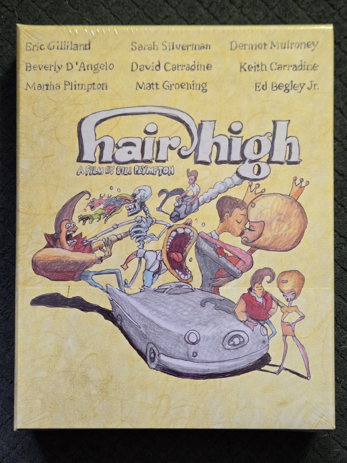 HAIR HIGH BILL PLYMPTON Deluxe Limited Edition Bluray Deaf Crocodile ***NEW*** HAIR HIGH BILL PLYMPTON Deluxe Limited Edition Bluray Deaf Crocodile ***NEW***