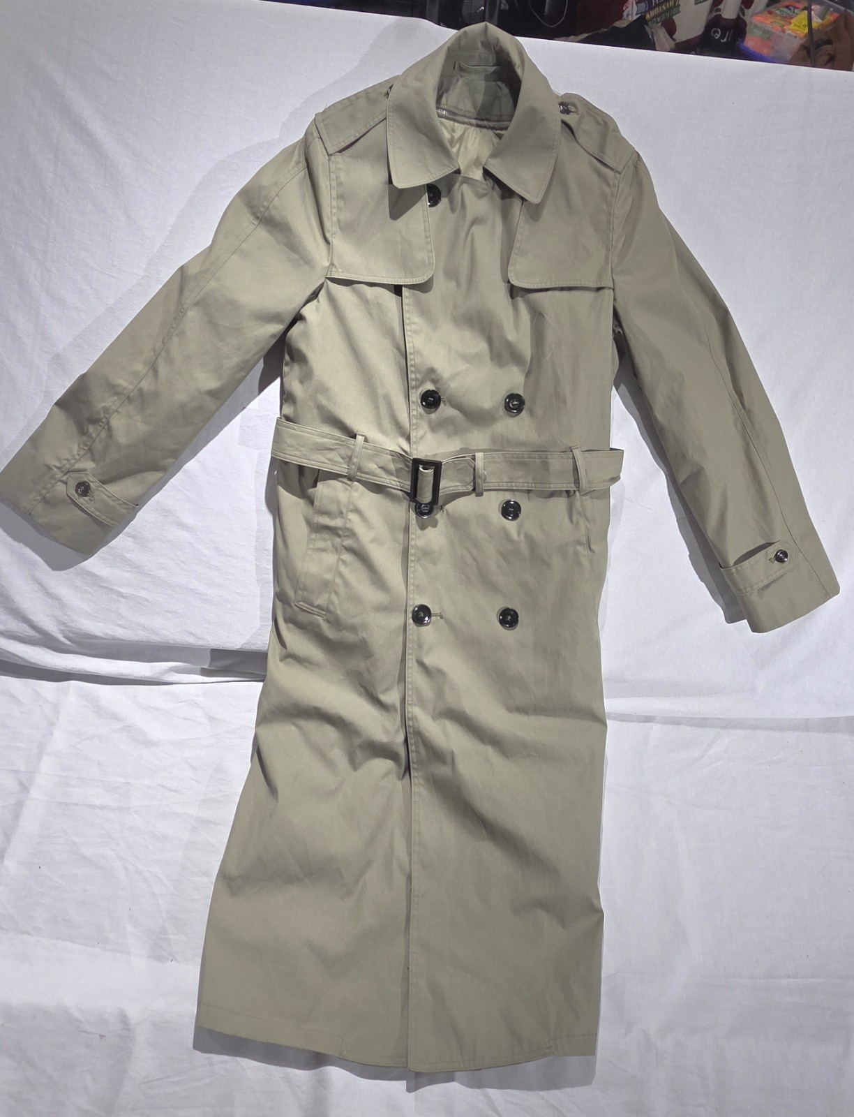 U.S. Marine Sage All Weather Trench Coat W/Liner 38XL History In Photos U.S. Marine Sage All Weather Trench Coat W/Liner 38XL History In Photos