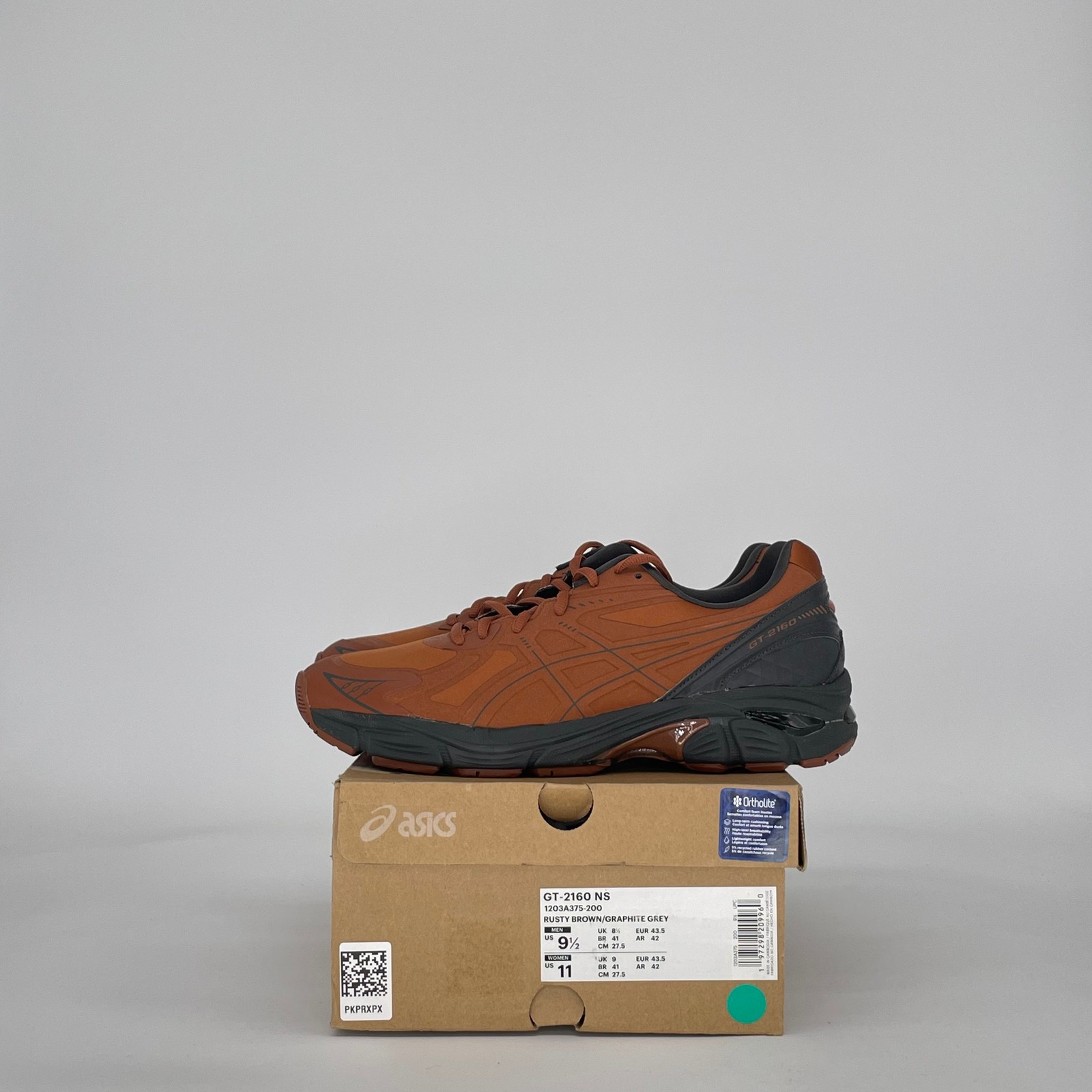 Size 9.5M/11W - ASICS GT-2160 NS Rusty Brown 1203A375-200