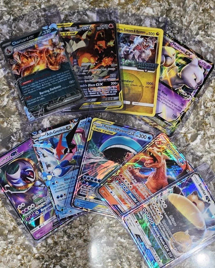 Pokemon TCG Jumbo Card Lot TAG TEAM GX EX 17 Cards Pokemon TCG Jumbo Card Lot TAG TEAM GX EX 17 Cards