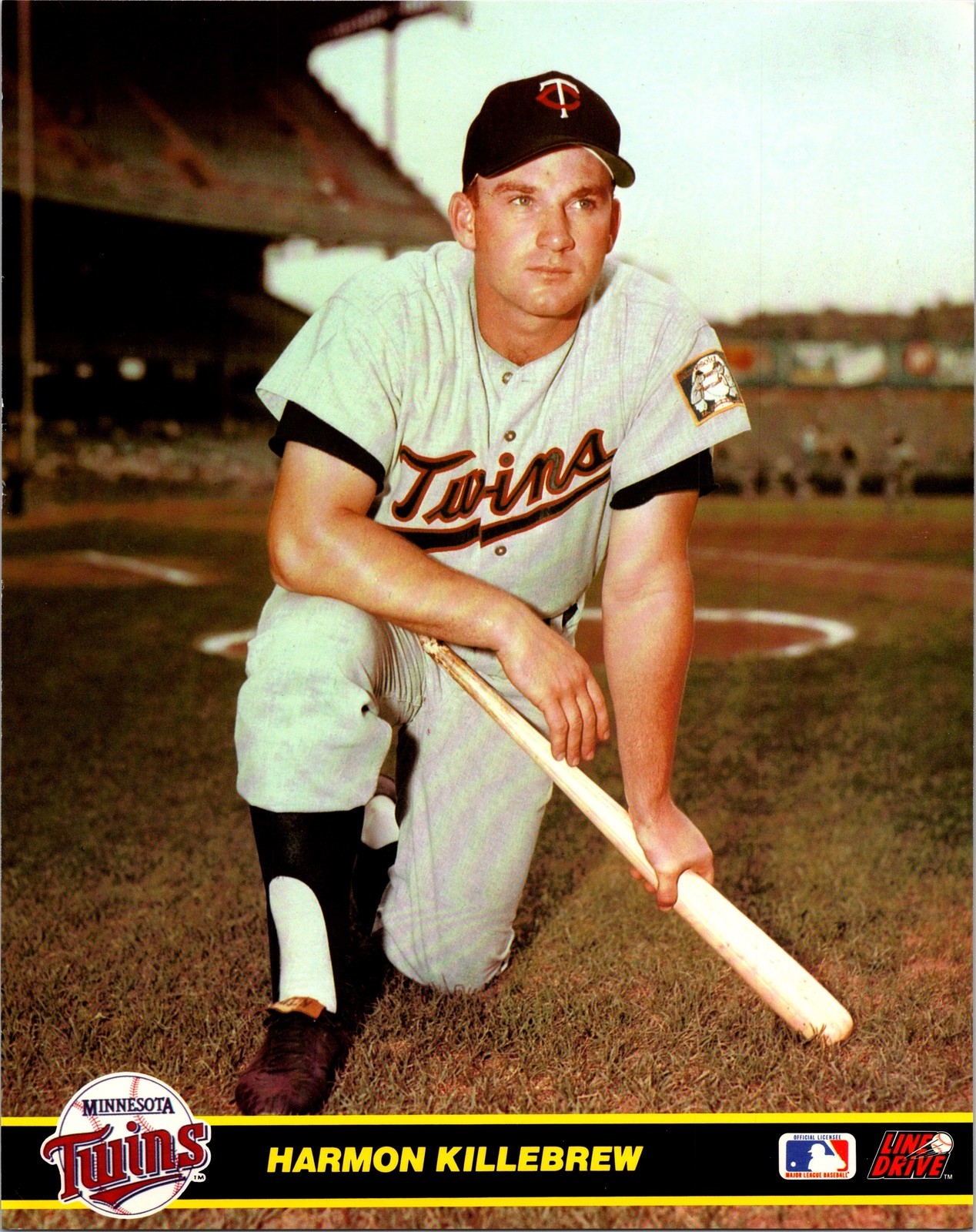CARD PHOTOGRAPH MLB Harmon Killebrew Minnesota Twins (8X10) Baseball Genuine