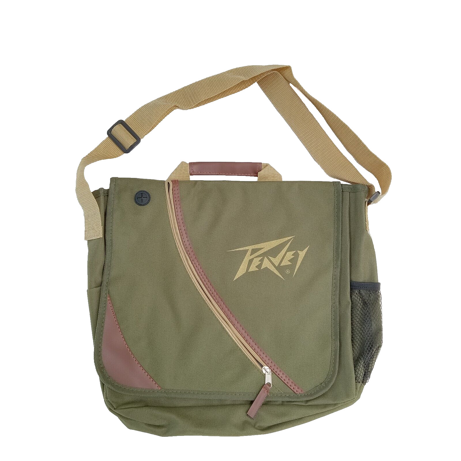Peavey Premium Olive Green Carry Bag Utility Gear Bag w/ Gold Logo Durable Peavey Premium Olive Green Carry Bag Utility Gear Bag w/ Gold Logo Durable