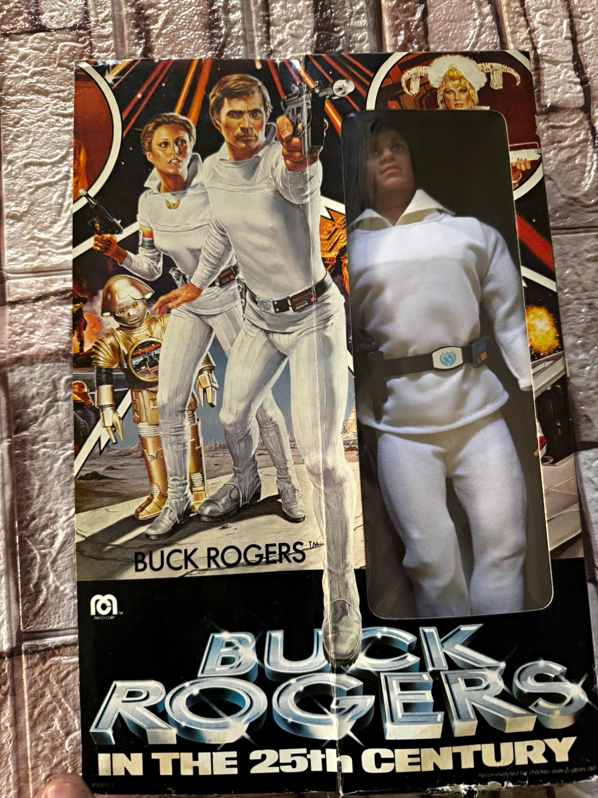 Mego Buck Rogers Vintage 1979 12” Figure Boxed and complete -NO ZOMBIE FACE Mego Buck Rogers Vintage 1979 12” Figure Boxed and complete -NO ZOMBIE FACE