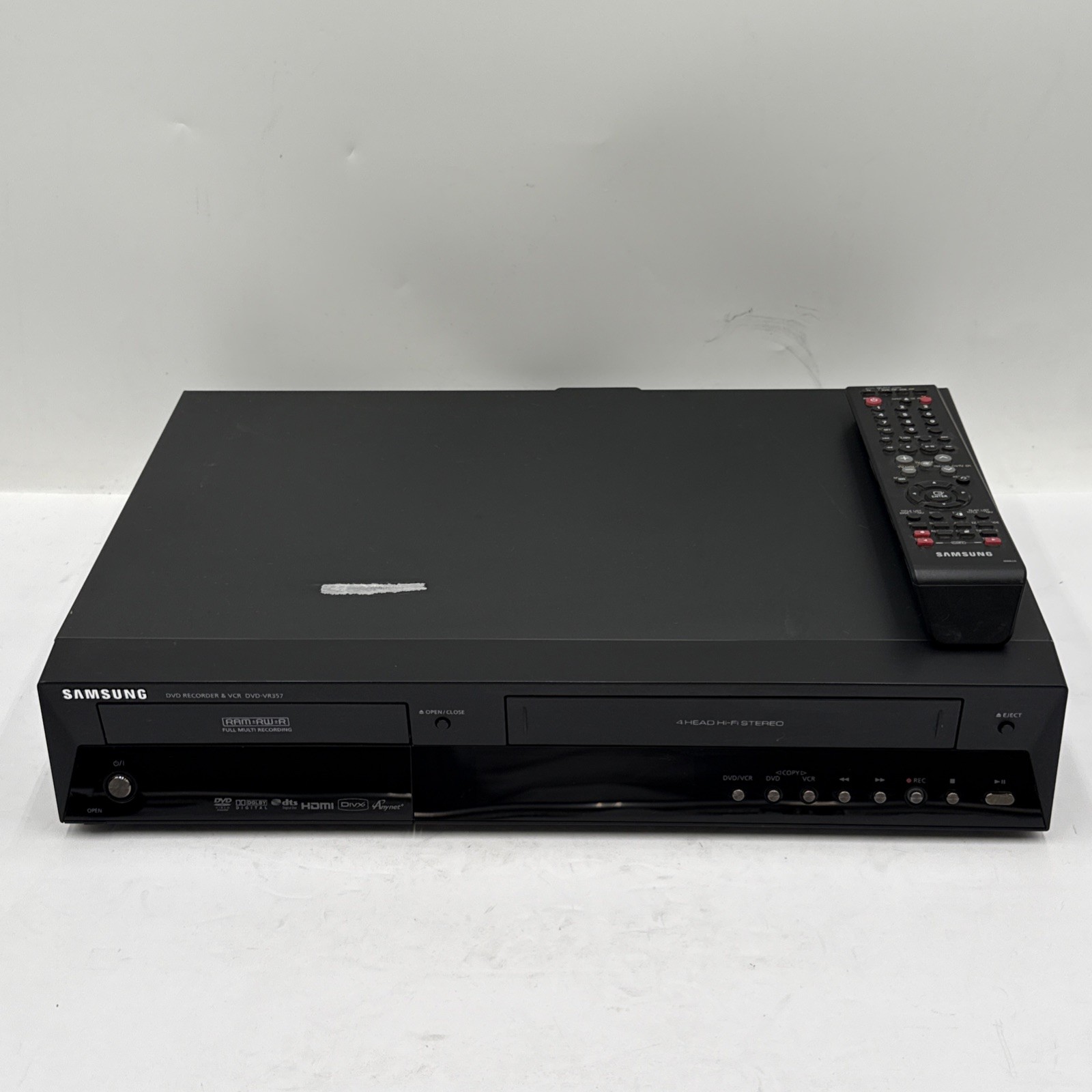 Samsung DVD-VR375 DVD Recorder and VCR Combo Player with HDMI Upscaling