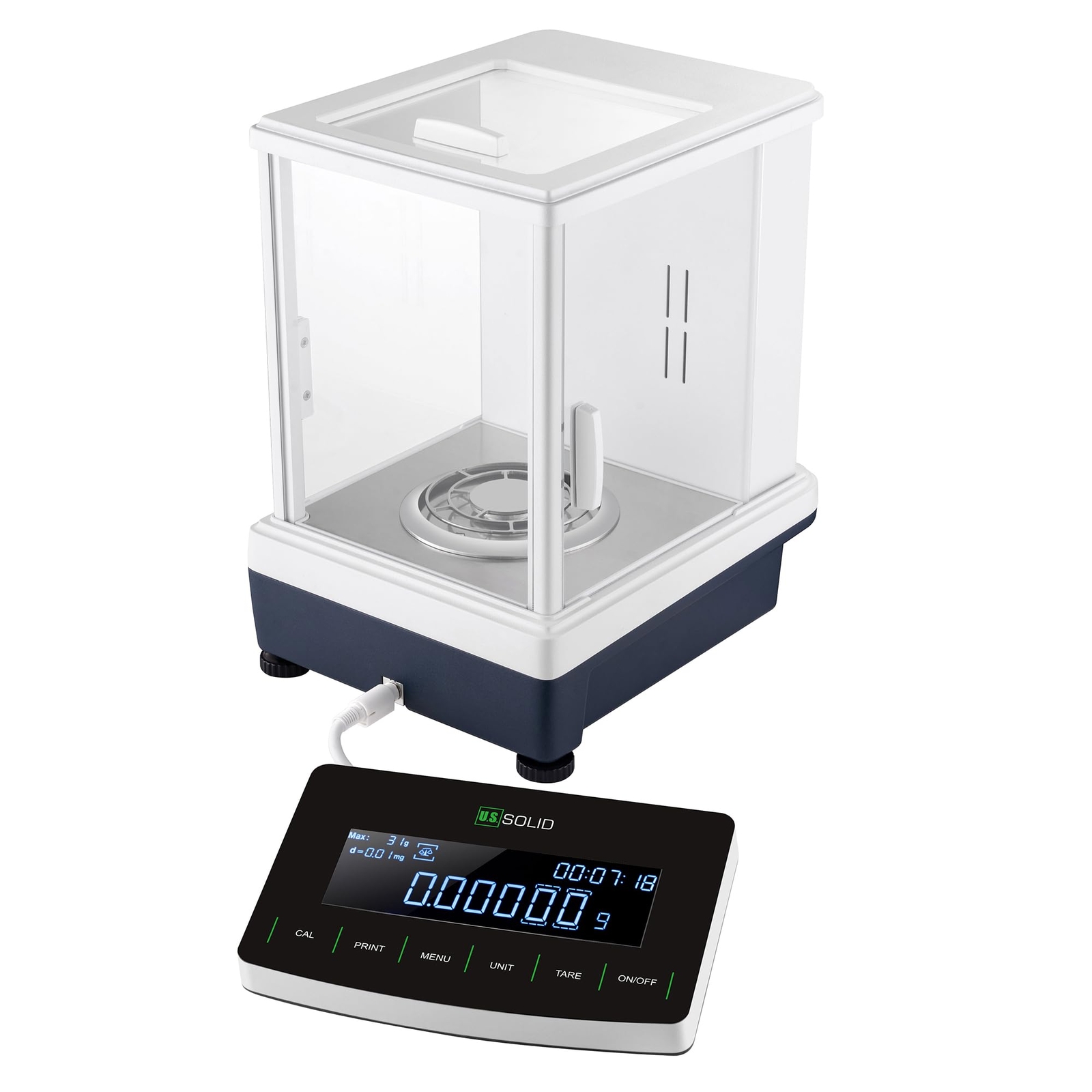 U.S. Solid Semi Micro Analytical Balance, 31g x 0.01mg / 120g x 0.1mg