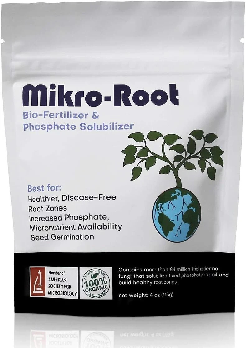 Mikro-Root, Trichoderma Fungi for Healthier Root Management. Solubilize 4 oz.