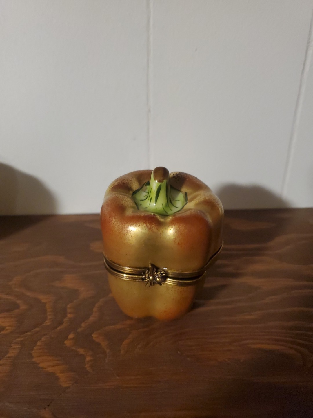 Vintage Chamart Limoges France Red Bell Pepper Vegetable Trinket Box Figurine Vintage Chamart Limoges France Red Bell Pepper Vegetable Trinket Box Figurine