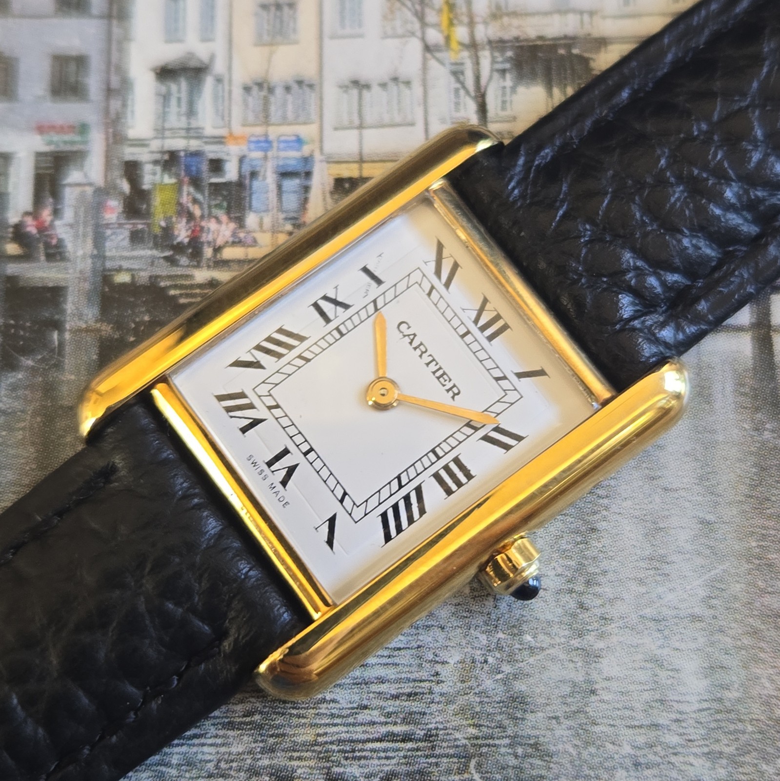 Ladies Vintage Cartier Tank Quartz 20mm  Classic Clean & Chic