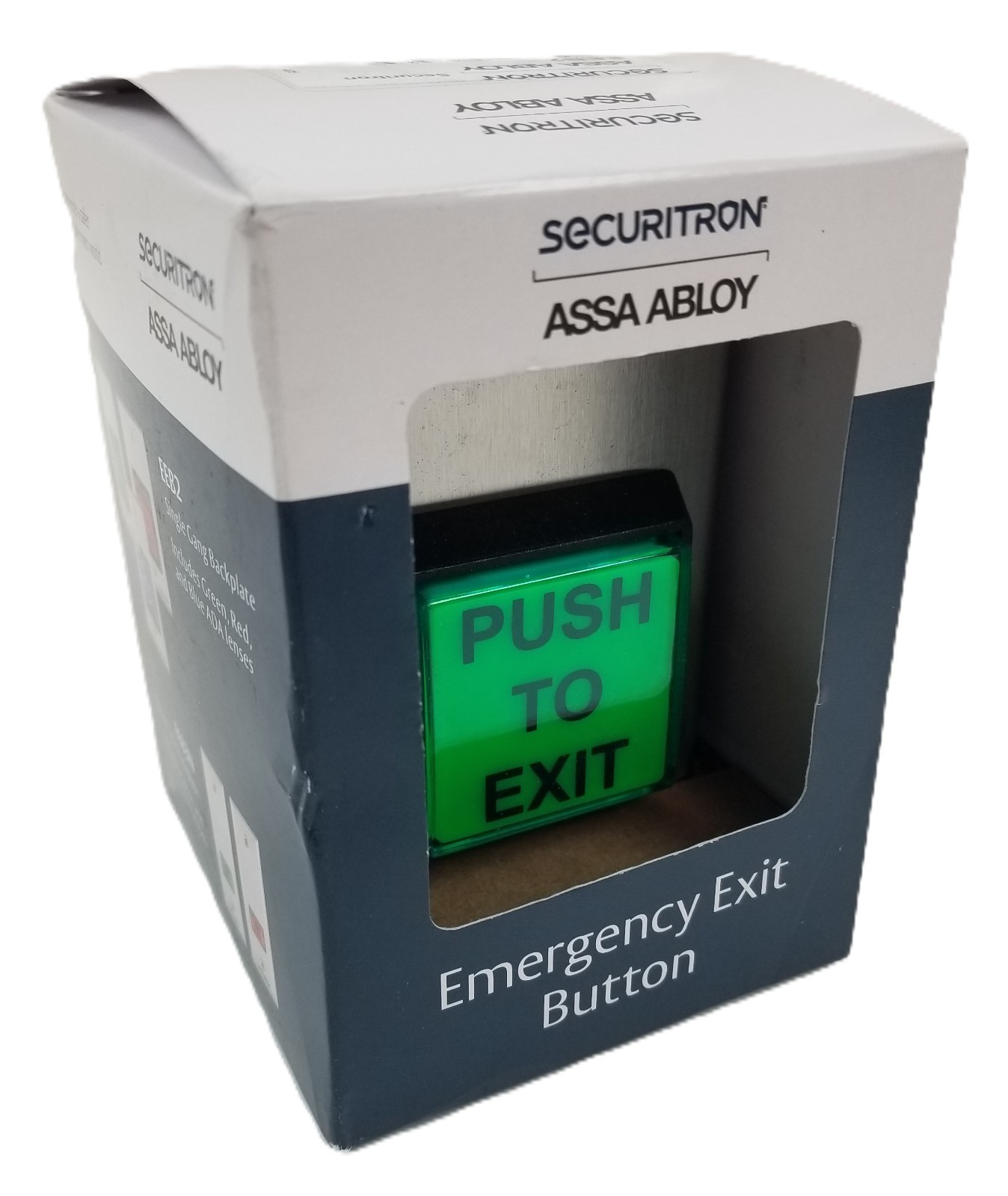 Assa Abloy Securitron EEB2 Emergency Exit Button Green 30 Second Timer NEW