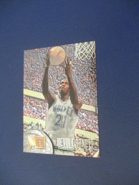 1995-96 Metal #167 Kevin Garnett RC WOLVES ROOKIE 1995-96 Metal #167 Kevin Garnett RC WOLVES ROOKIE