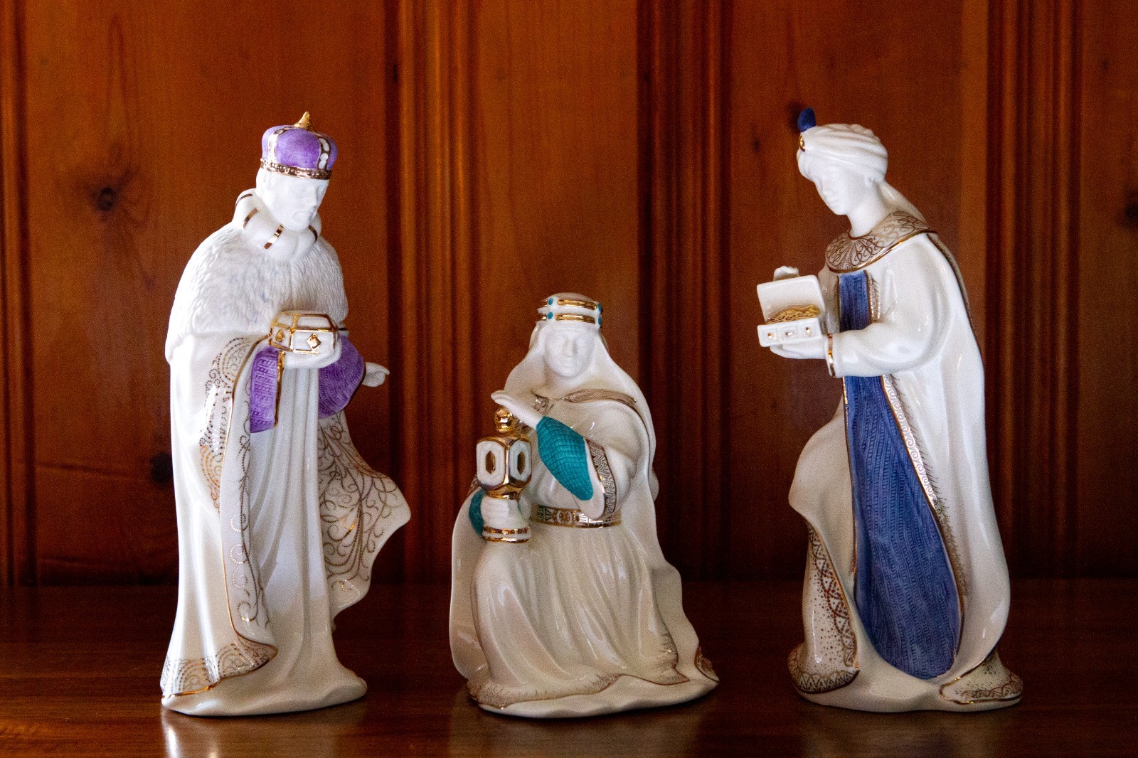 Lenox First Blessing Nativity Three Kings Gaspar Melchior Balthazar - BRAND NEW