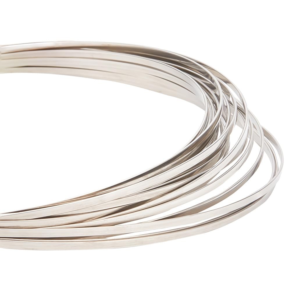 18 Gauge Flat Stainless Steel Wire, 23 Feet Metal Craft Wire Stainless Steel ... 18 Gauge Flat Stainless Steel Wire, 23 Feet Metal Craft Wire Stainless Steel ...