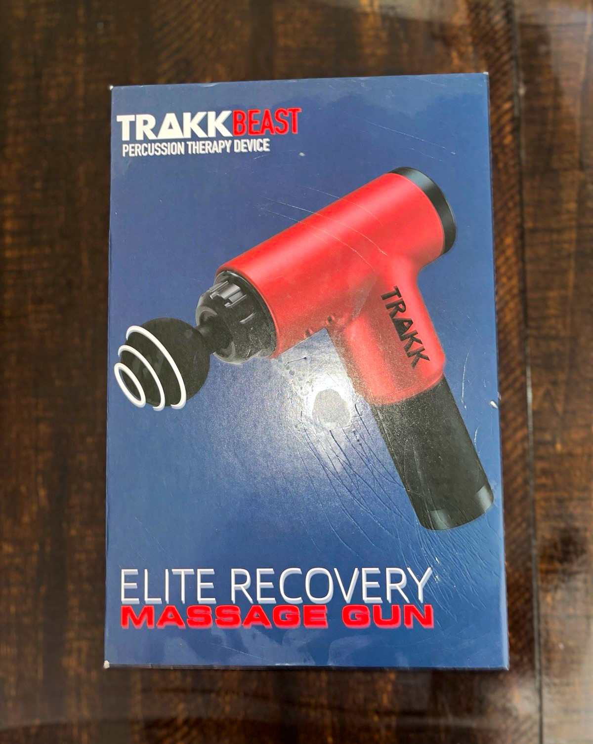 TRAKK BEAST Percussion Massage Gun Handheld Rechargeable Multispeed, 4 Heads TRAKK BEAST Percussion Massage Gun Handheld Rechargeable Multispeed, 4 Heads
