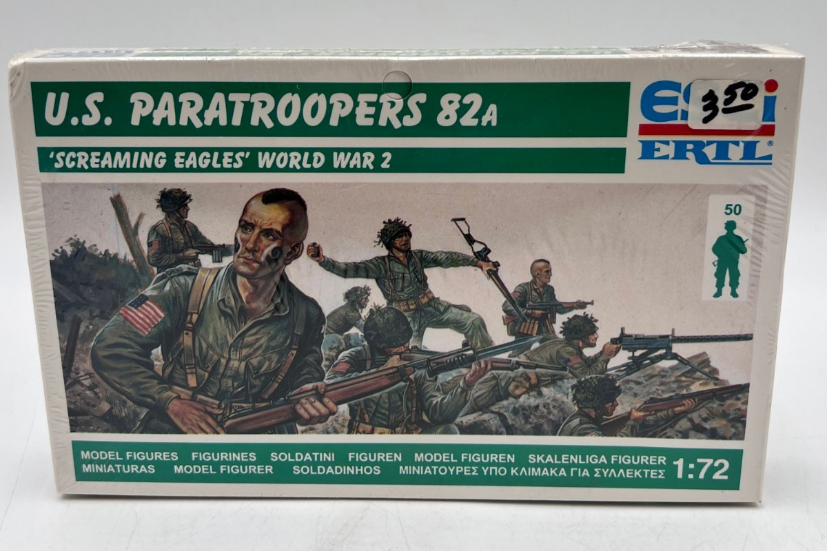 Vintage ESCI ERTL U.S. Paratroopers 82nd \ Vintage ESCI ERTL U.S. Paratroopers 82nd \
