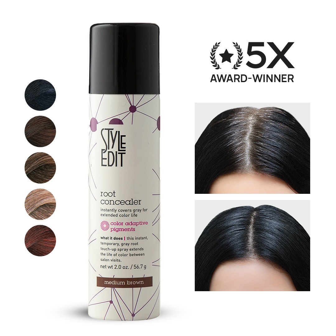 Style Edit Root Concealer Spray Medium Brown