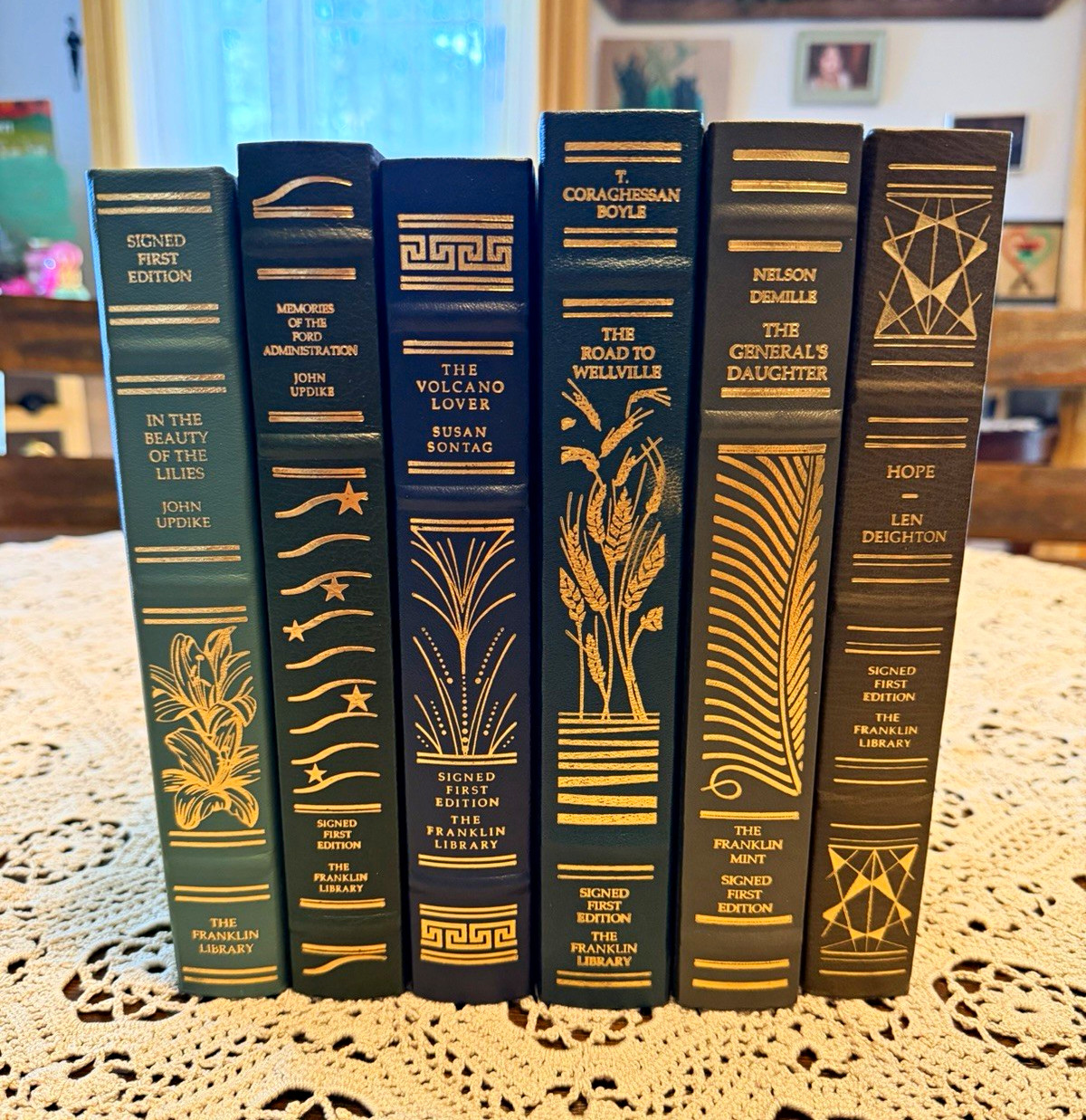 The Franklin Library Signed First Edition Leather Bound Hardcover Fiction Novel