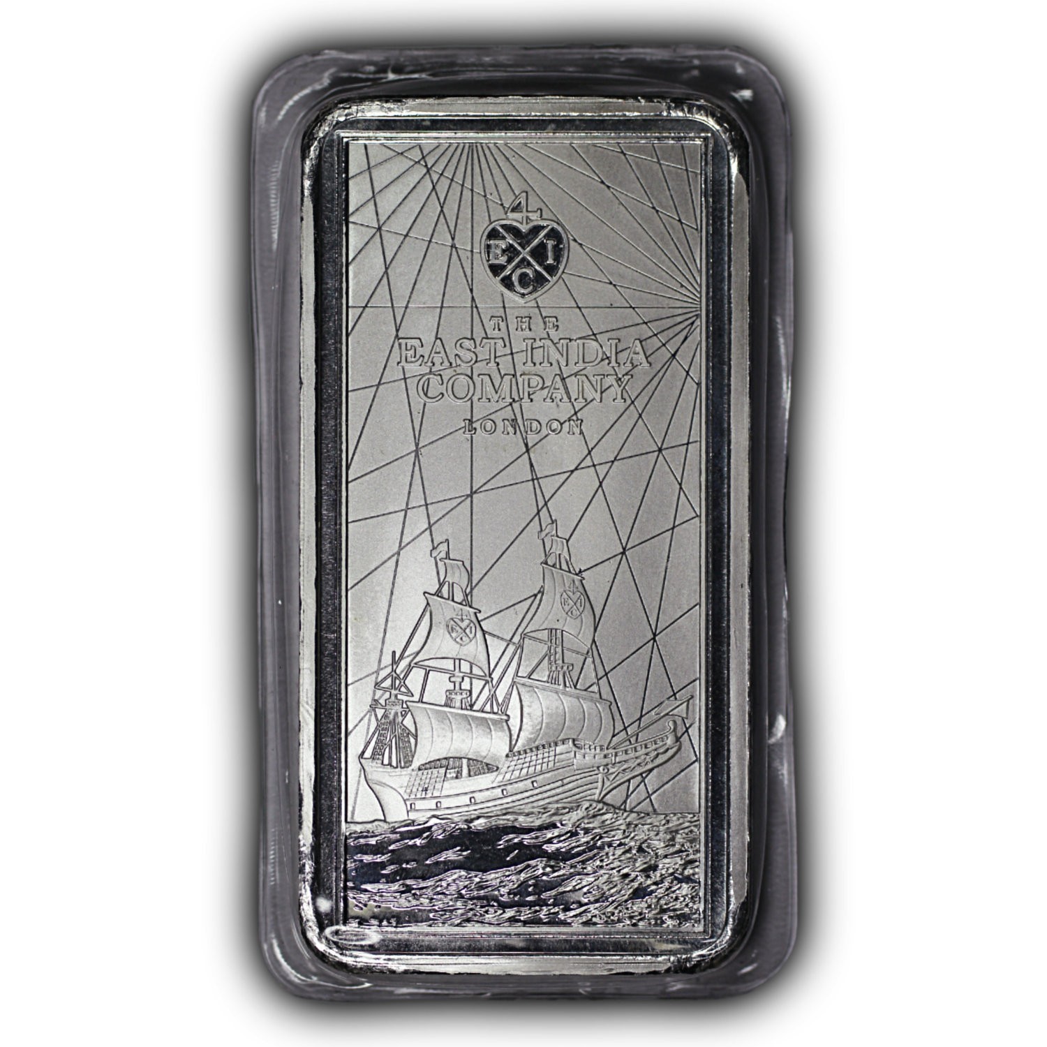 2022 St. Helena £10 East India Company 250g .999 Fine Silver Coin Bar Sealed