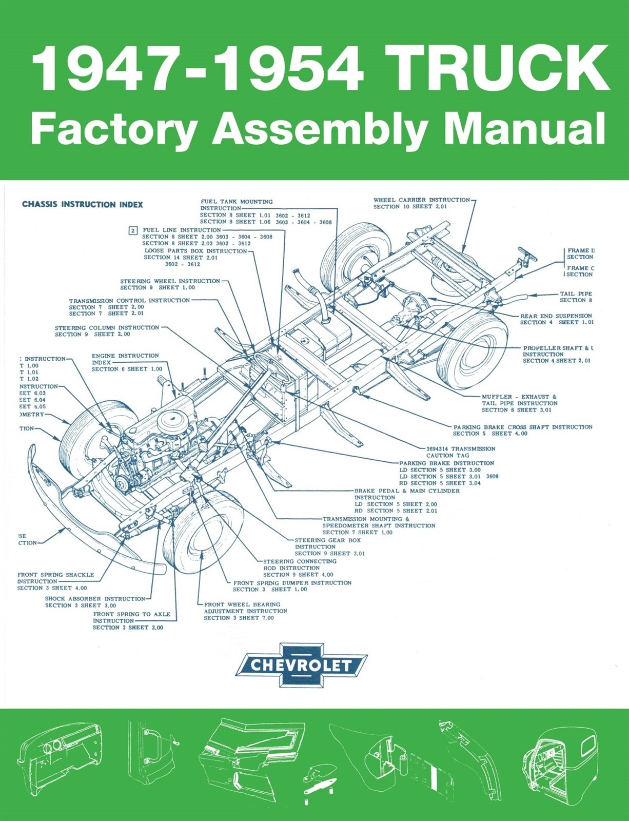 1947-1954 Chevrolet Truck Factory Assembly Manual