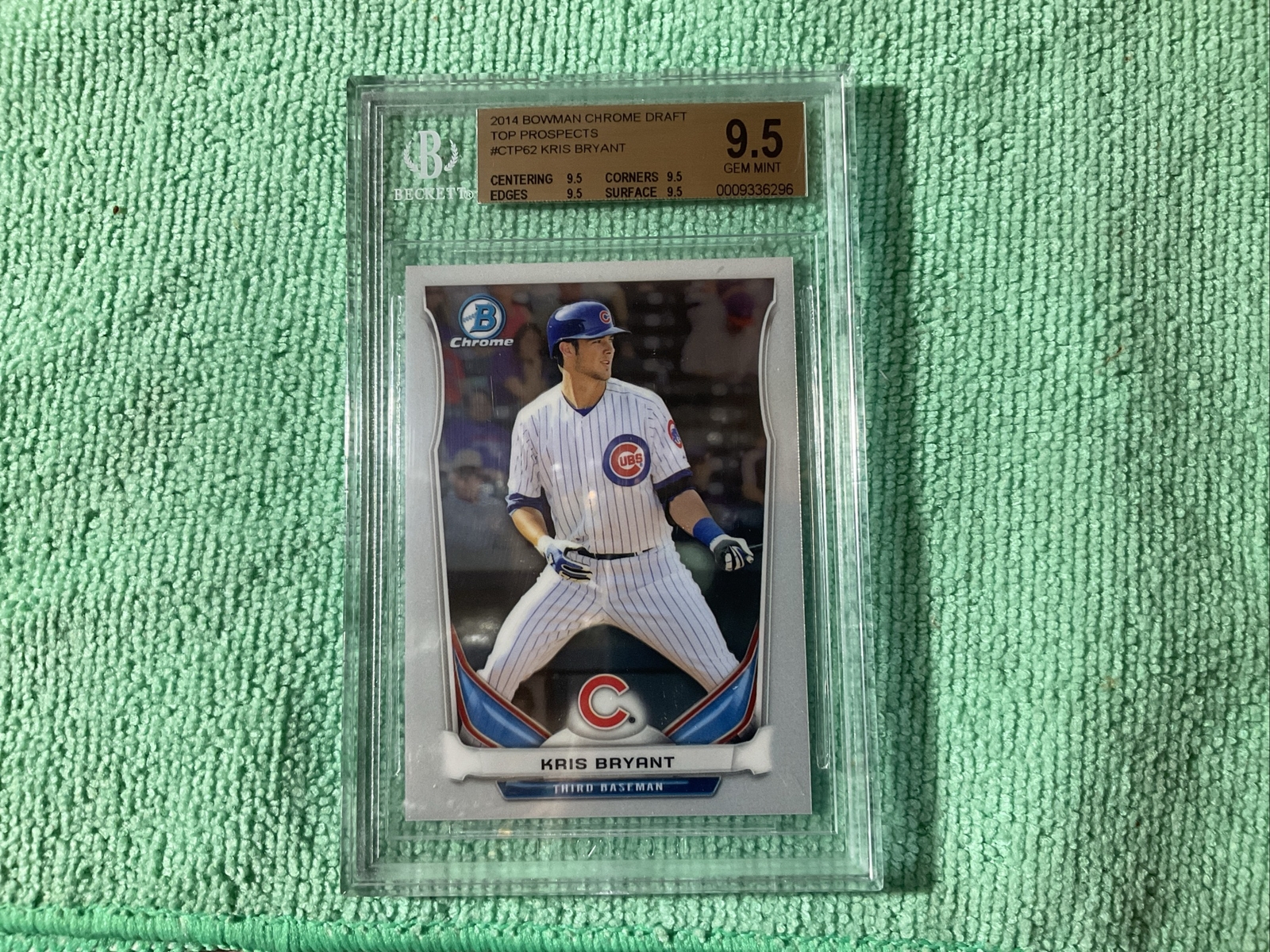 2014 BOWMAN  CHROME BASEBALL Kris Bryant  RC BGE 9.5 GEM MINT