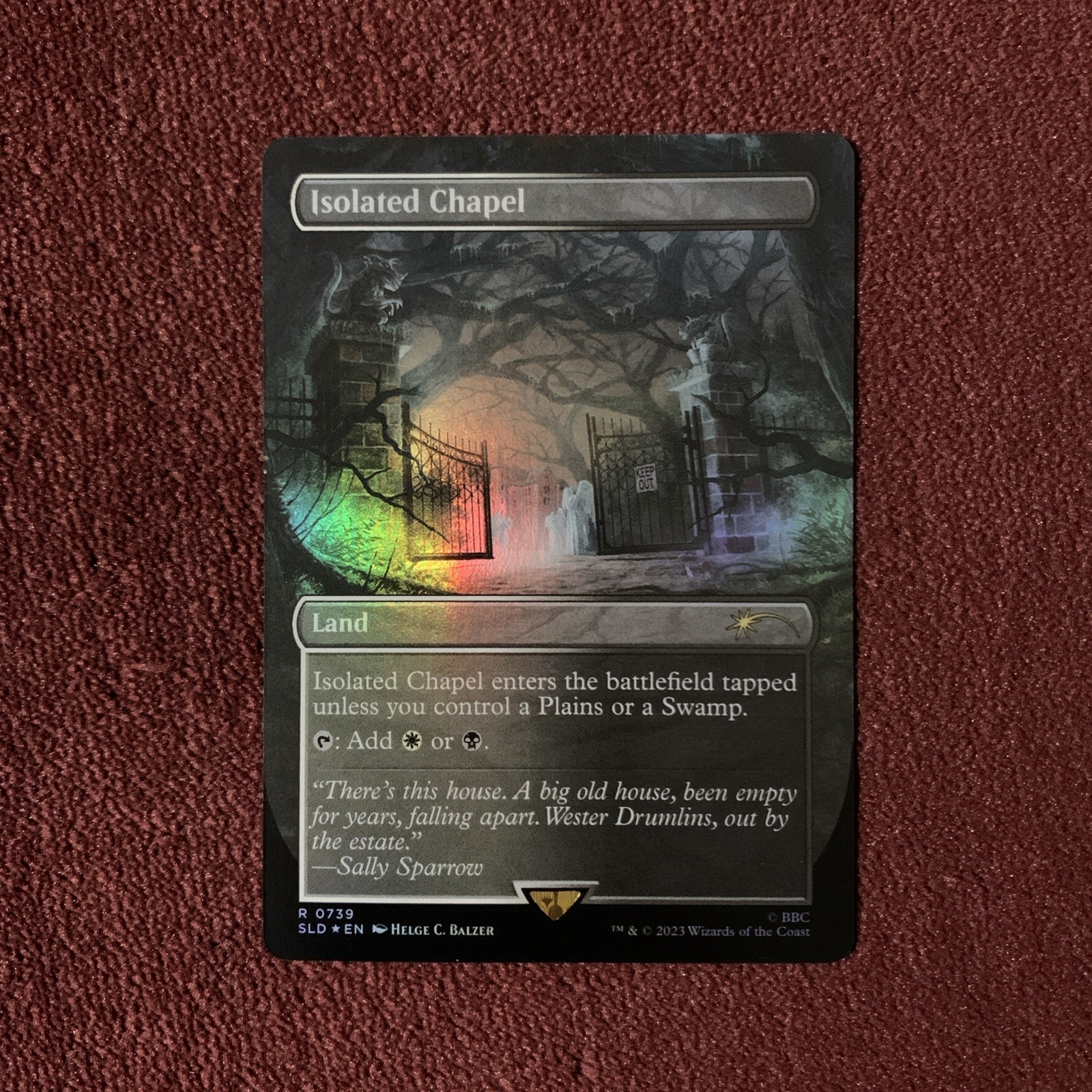Isolated Chapel Secret Lair Drop Foil