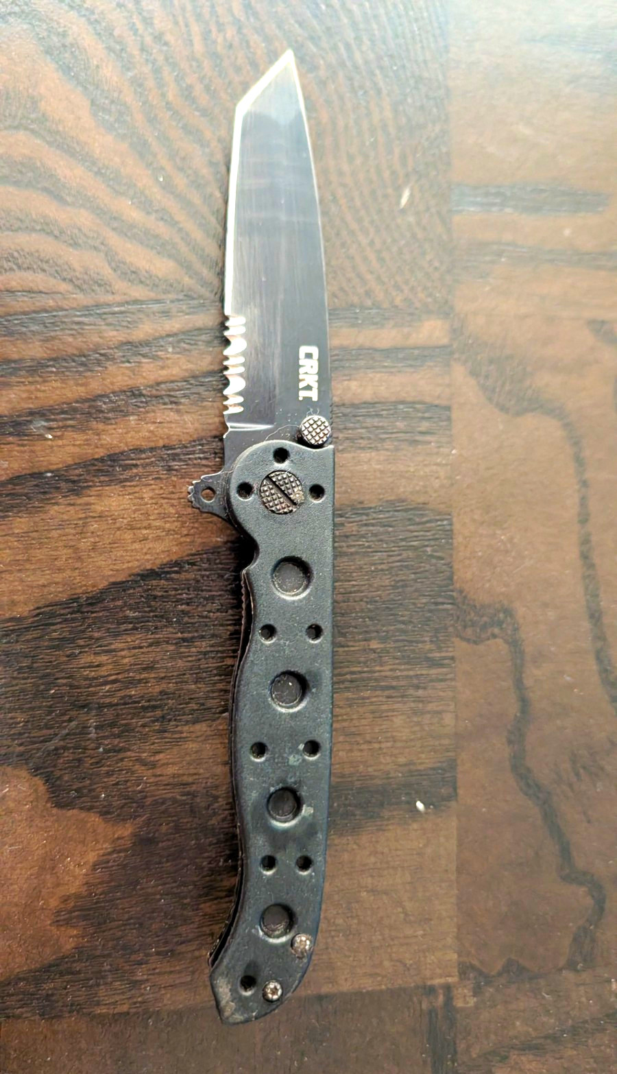 CRKT M16-10KZ Pocketknife Stainless Combo Edge Tanto Black Aluminum Liner Lock CRKT M16-10KZ Pocketknife Stainless Combo Edge Tanto Black Aluminum Liner Lock
